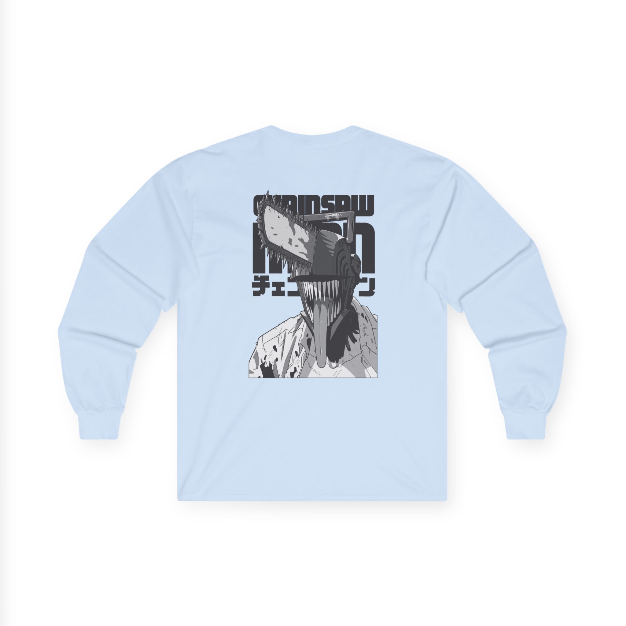 Chainsaw Man Bordeaux Smile Unisex Ultra Cotton Long Sleeve Tee - Image 12