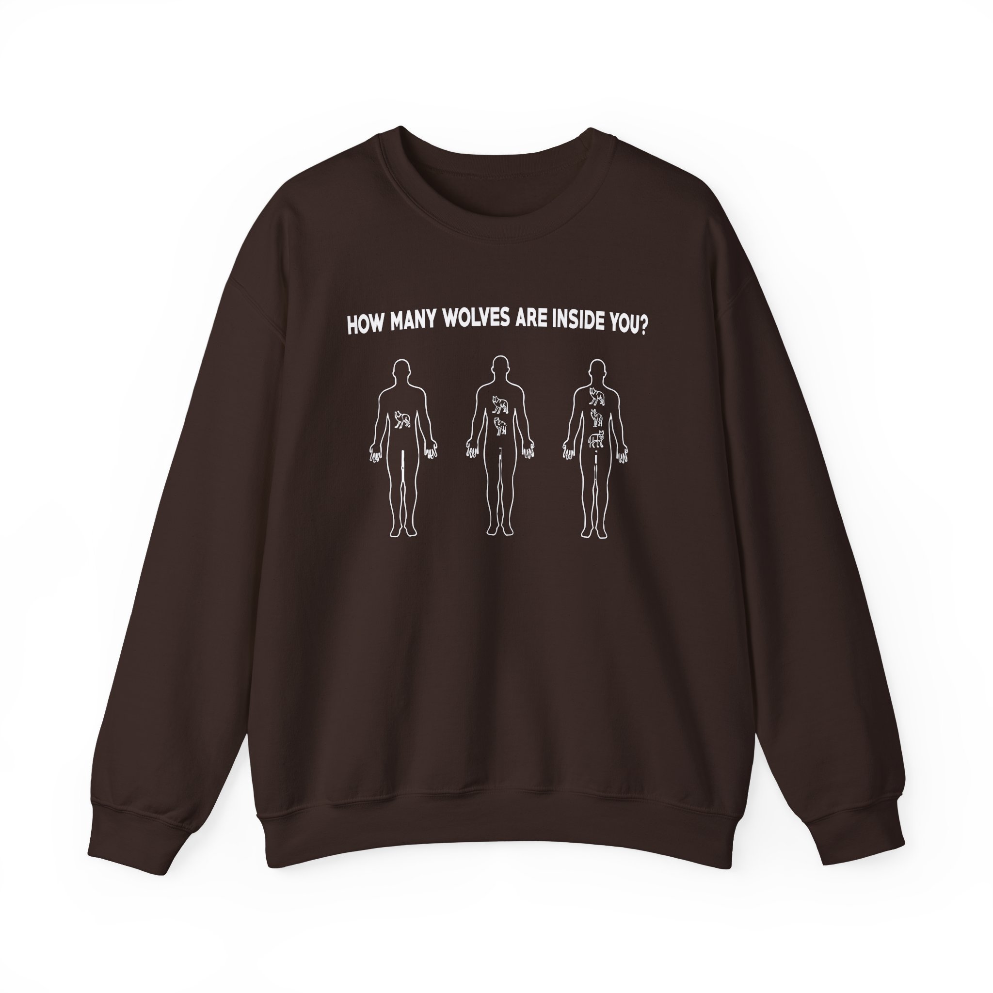 Caroline Polachek How Many Wolves Unisex Heavy Blend™ Crewneck Sweatshirt - Image 3