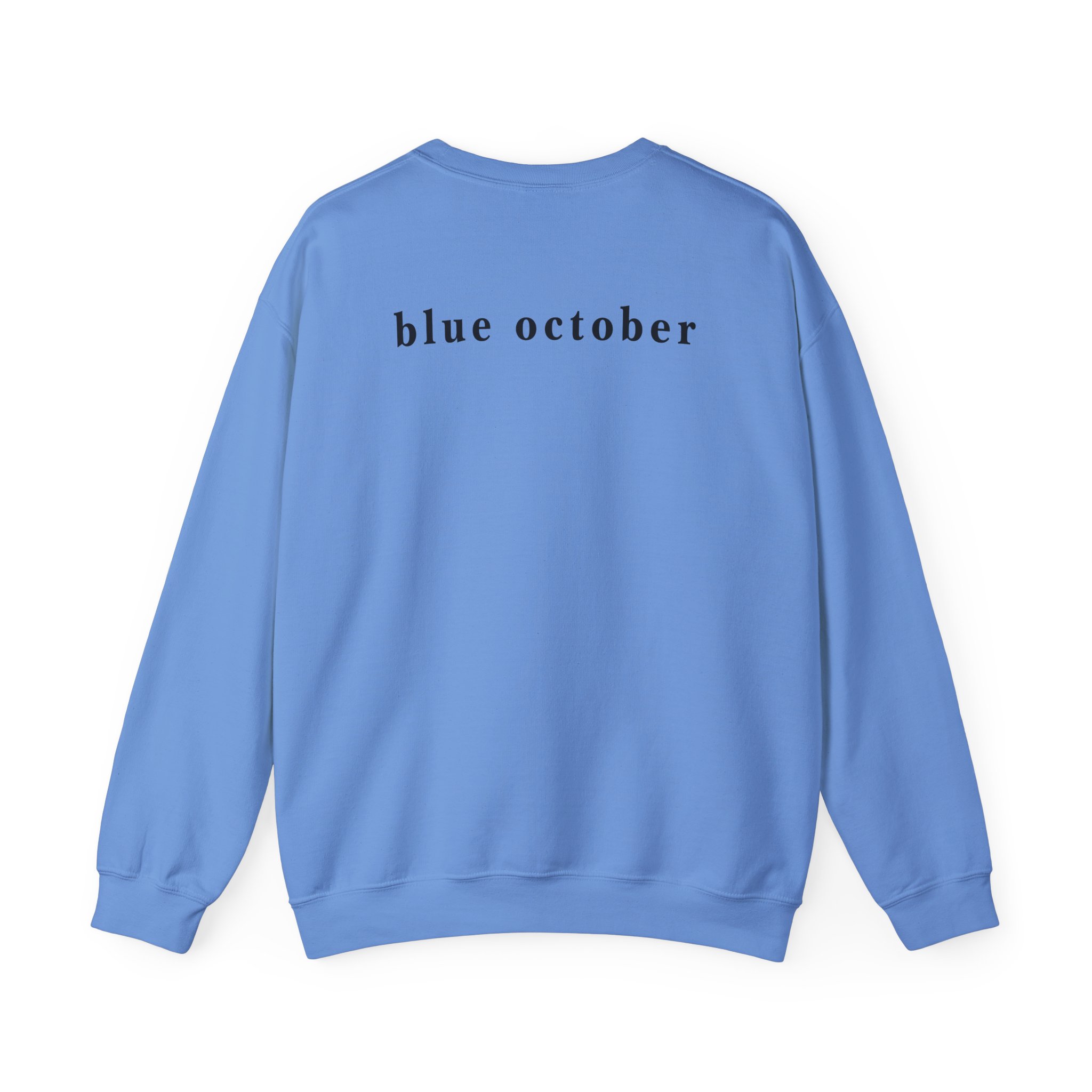 Blue October Big Rose Unisex Heavy Blend™ Crewneck Sweatshirt - Image 14