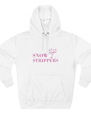 Snow Strippers Three-Panel Fleece Hoodie