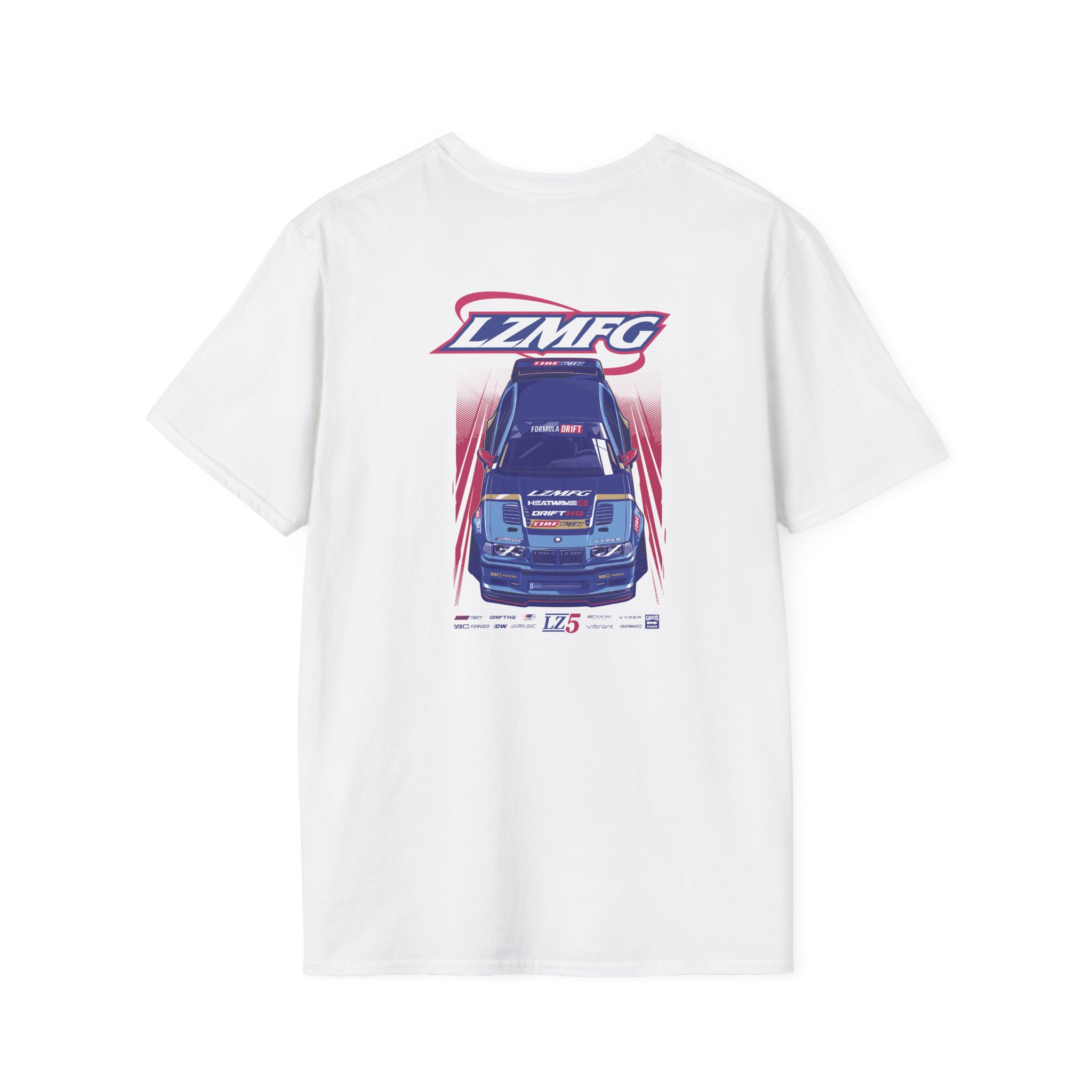 Adam LZ 2025 E36 Team Unisex Softstyle T-Shirt - Image 2