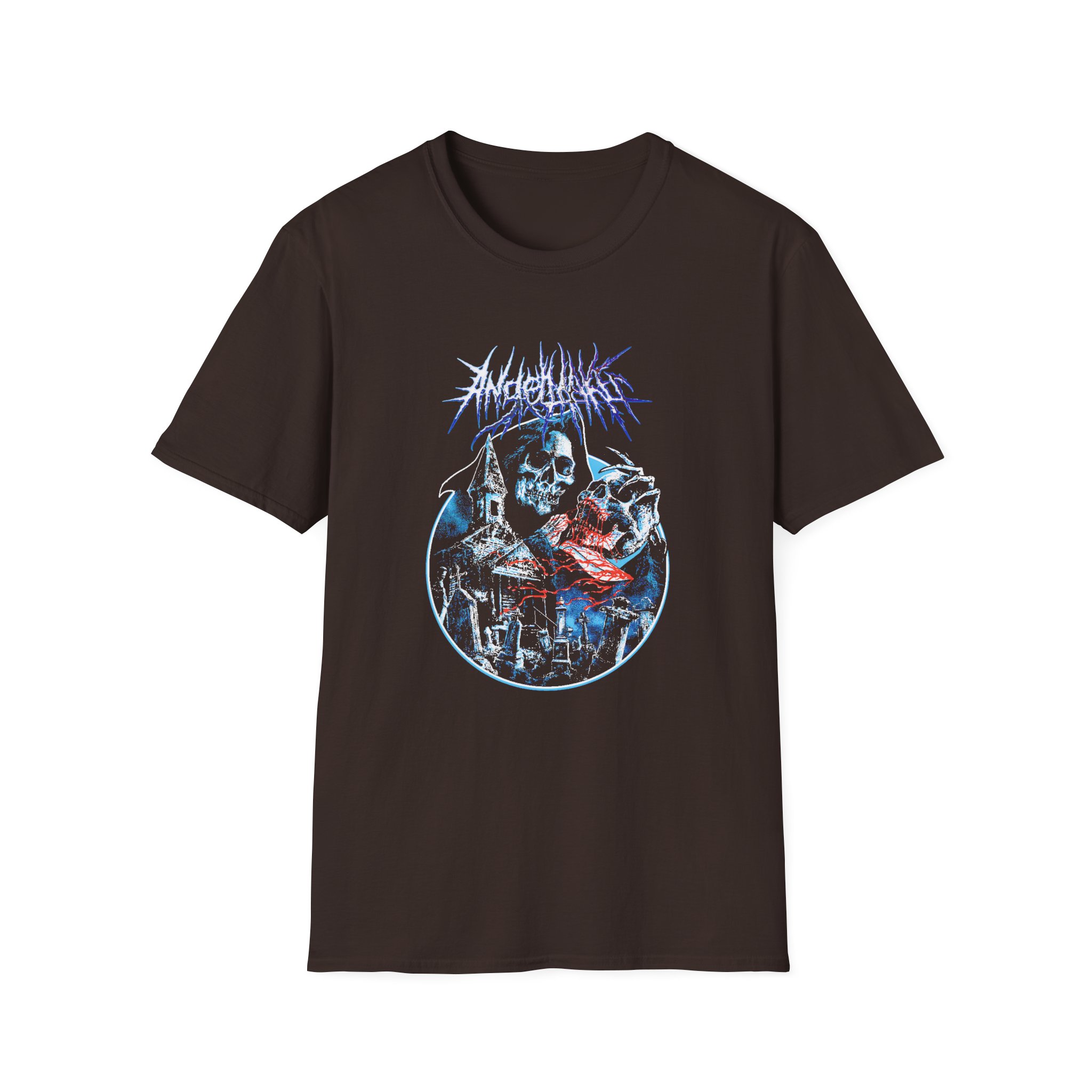 Angelmaker Angel Of Death Unisex Softstyle T-Shirt - Image 3