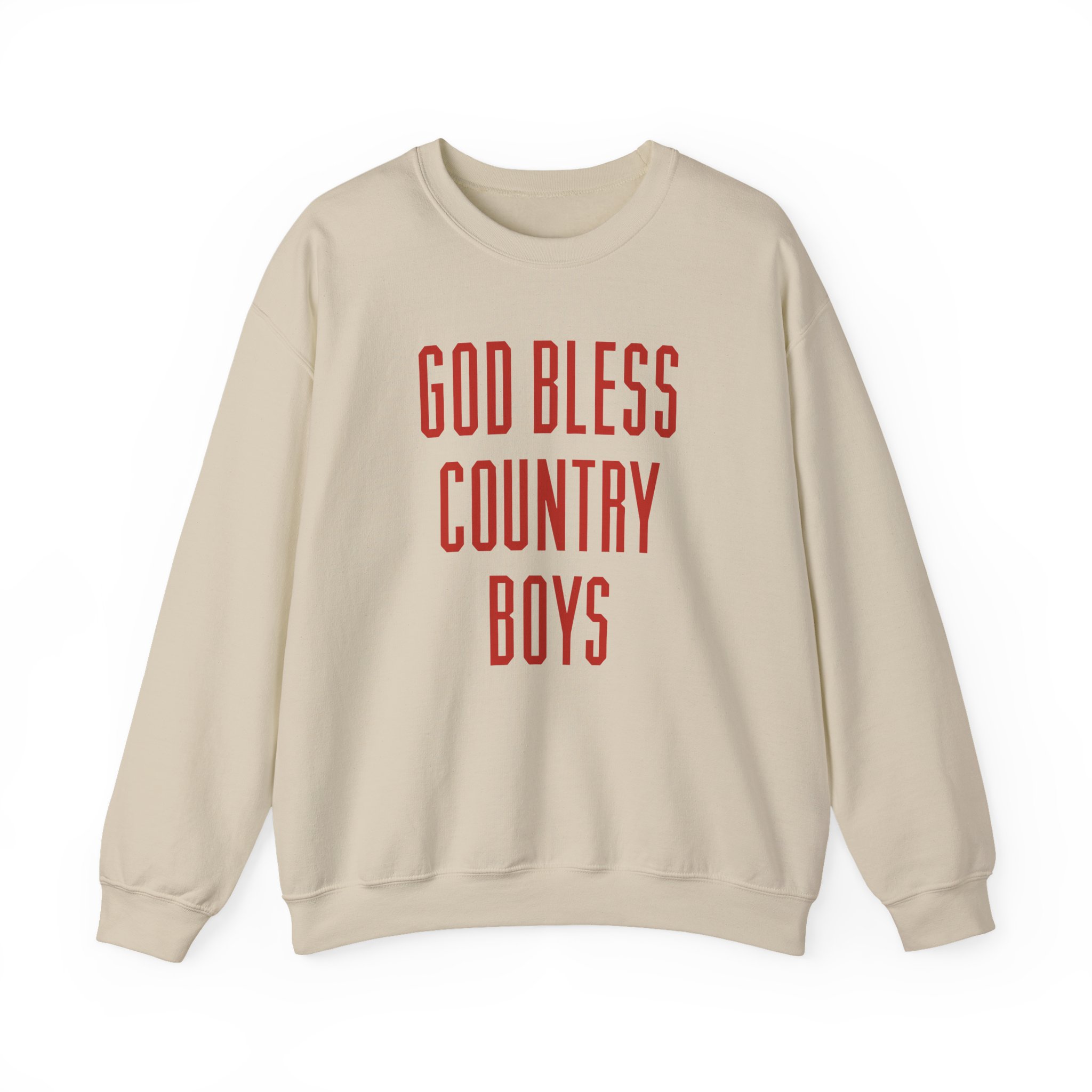 Hd God Bless Country Boys Unisex Heavy Blend™ Crewneck Sweatshirt - Image 7