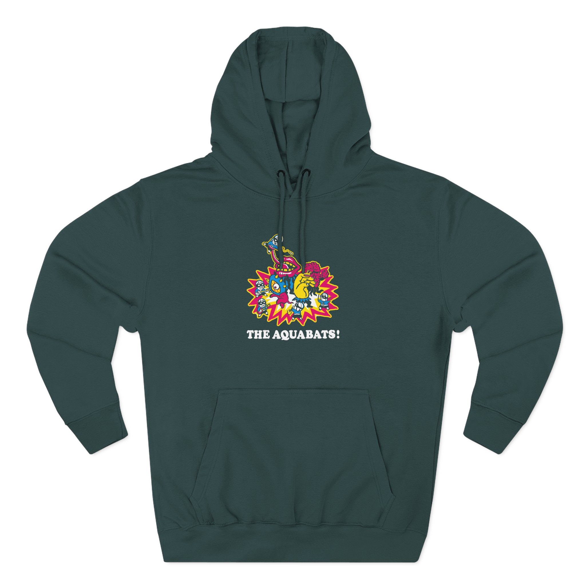 The Aquabats! Panic At The Costco Three-Panel Fleece Hoodie - Image 7