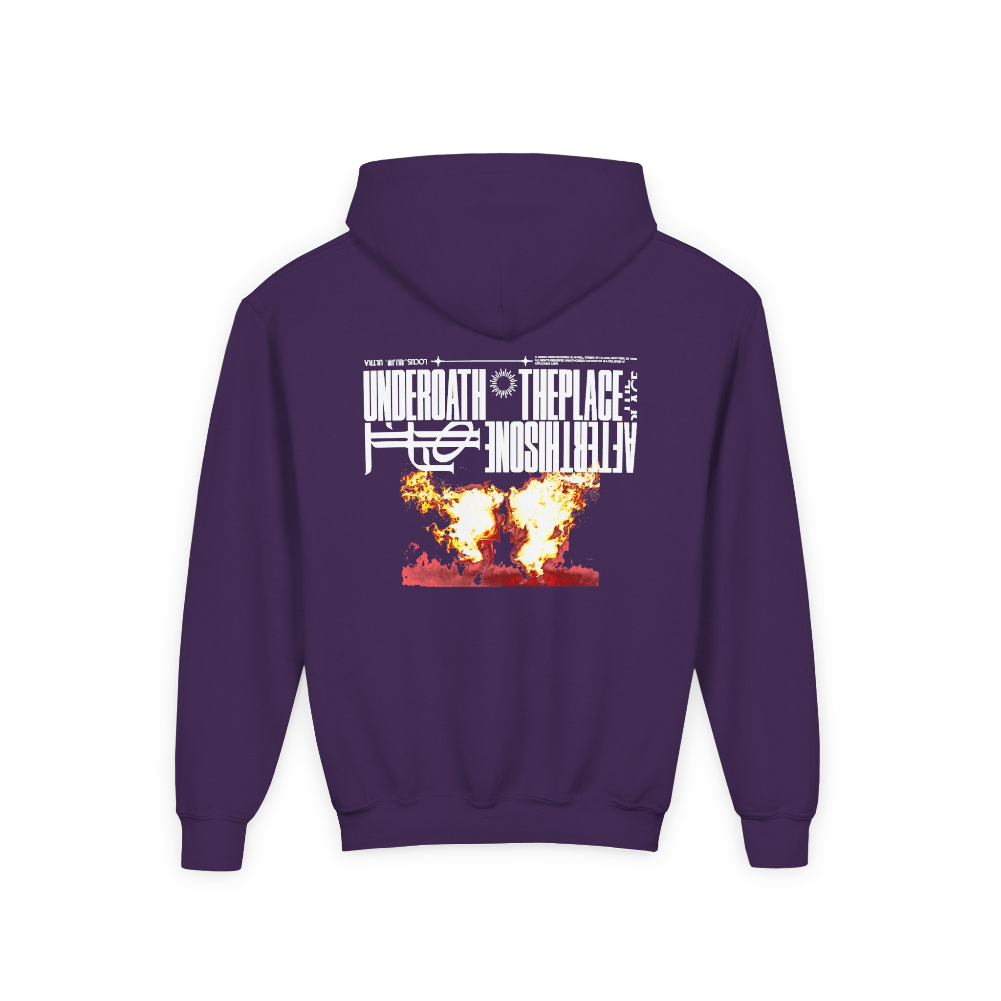 Underoath Youth Heavy Blend Hooded Sweatshirt - Image 14