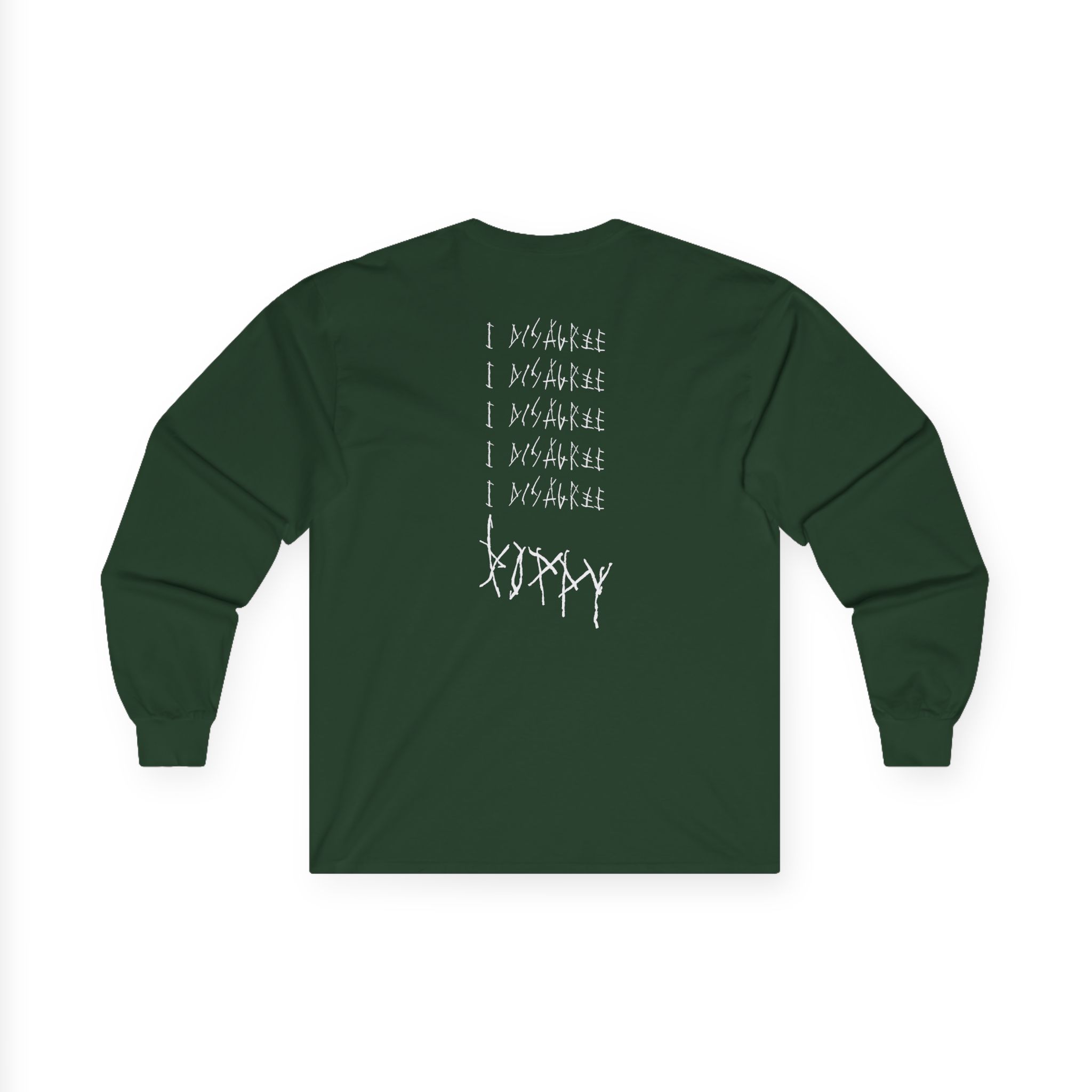Poppy I Disagree' Album Artwork Unisex Ultra Cotton Long Sleeve Tee - Image 6