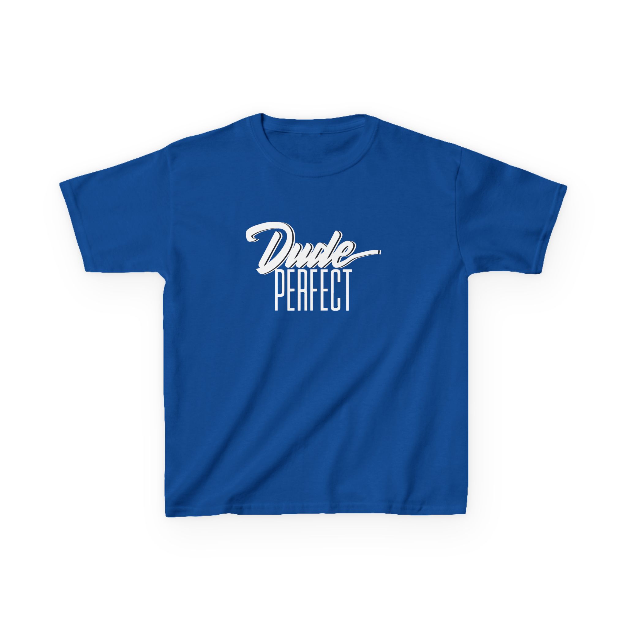 Dude Perfect Dude Script Kids Heavy Cotton™ Tee - Image 13