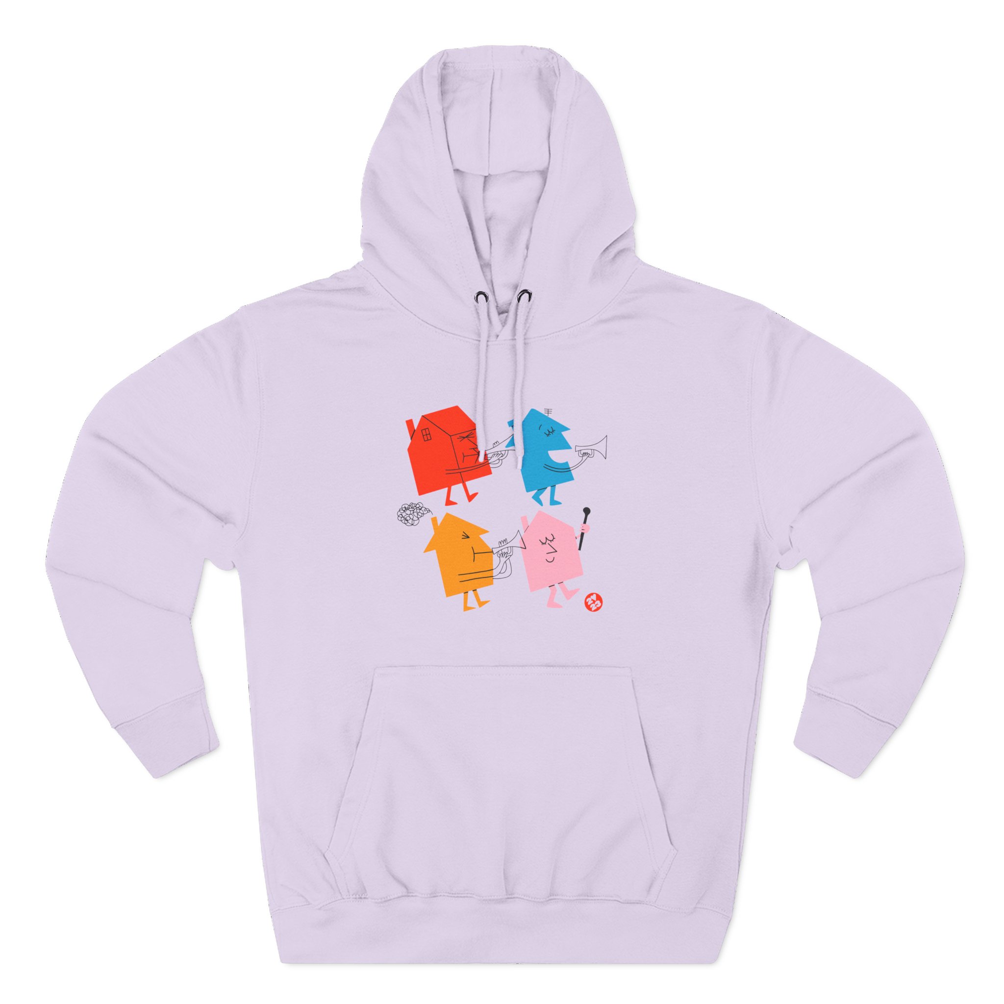Love on Tour 4 Houses Raglan Three-panel Fleece Hoodie - Image 11