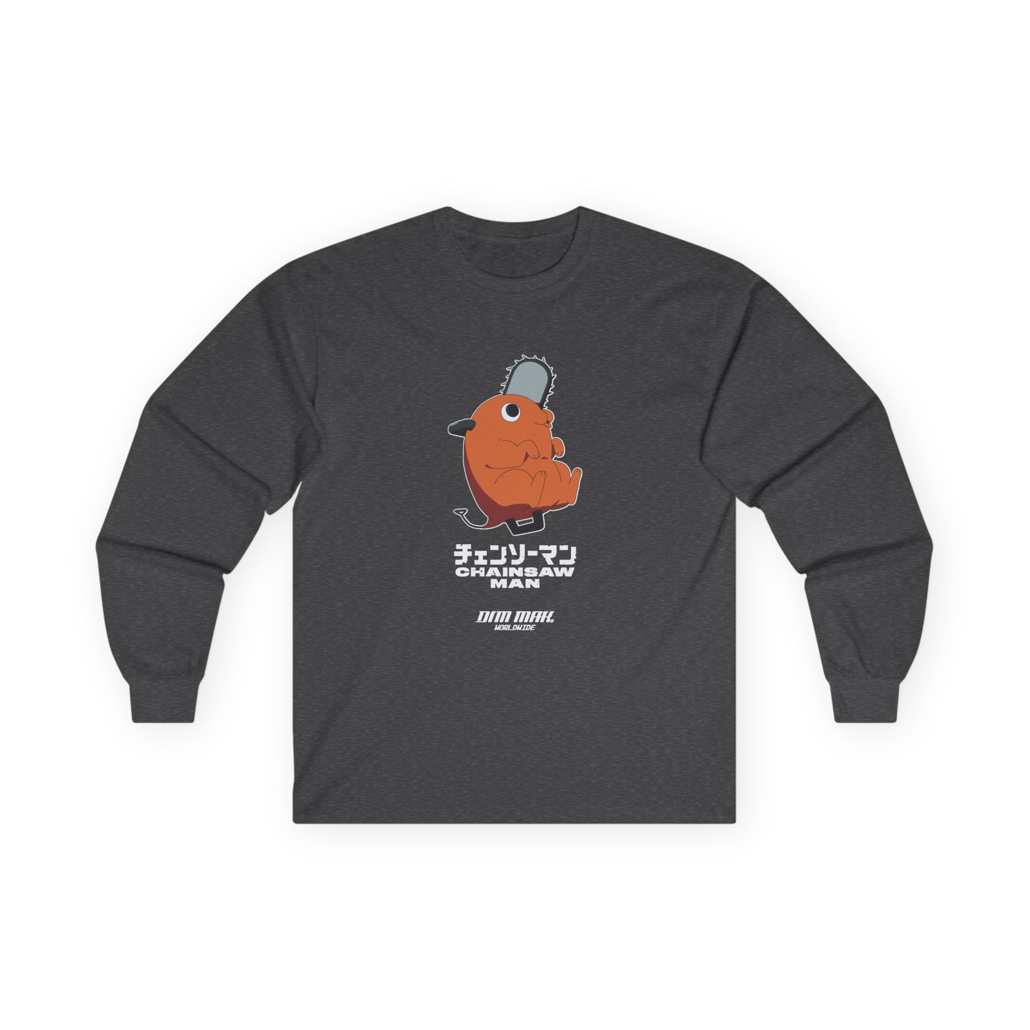 Chainsaw Man X Dim Mak Pochita Unisex Ultra Cotton Long Sleeve Tee - Image 9
