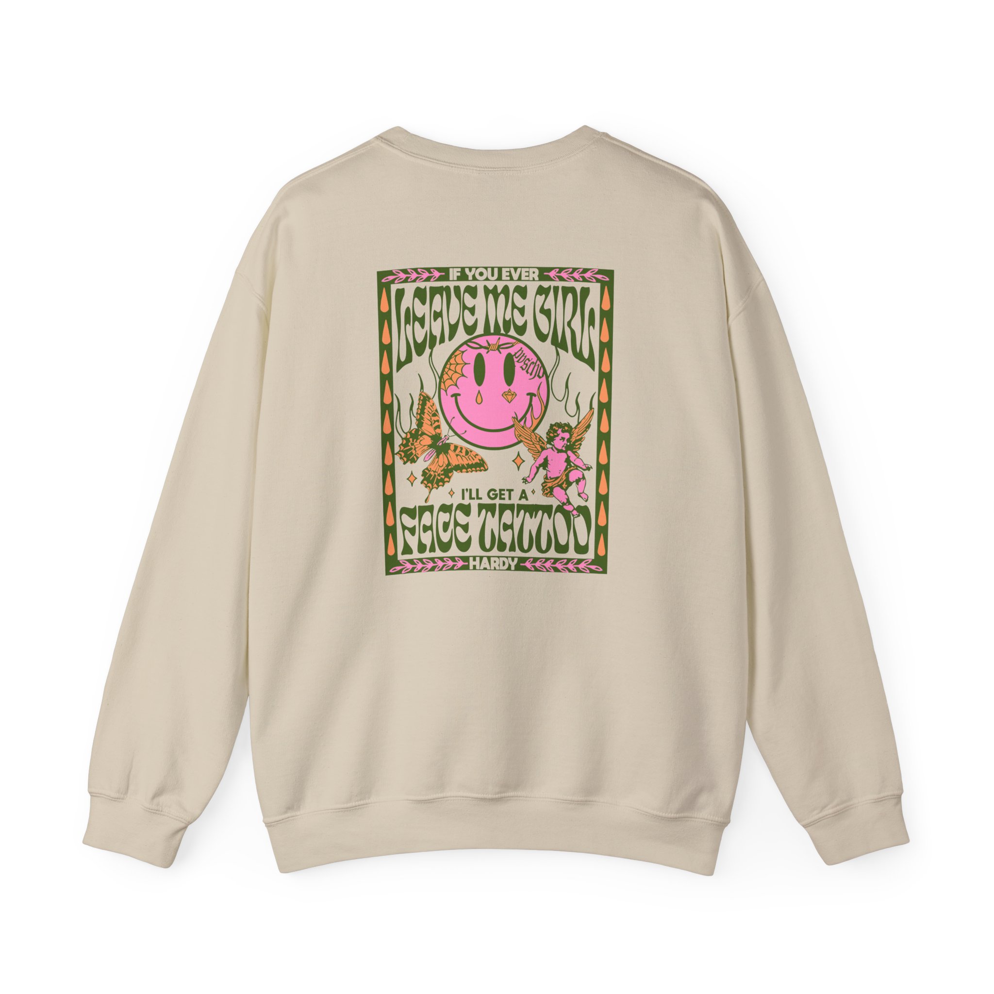 Hd if You Ever Leave Me Unisex Heavy Blend™ Crewneck Sweatshirt - Image 6
