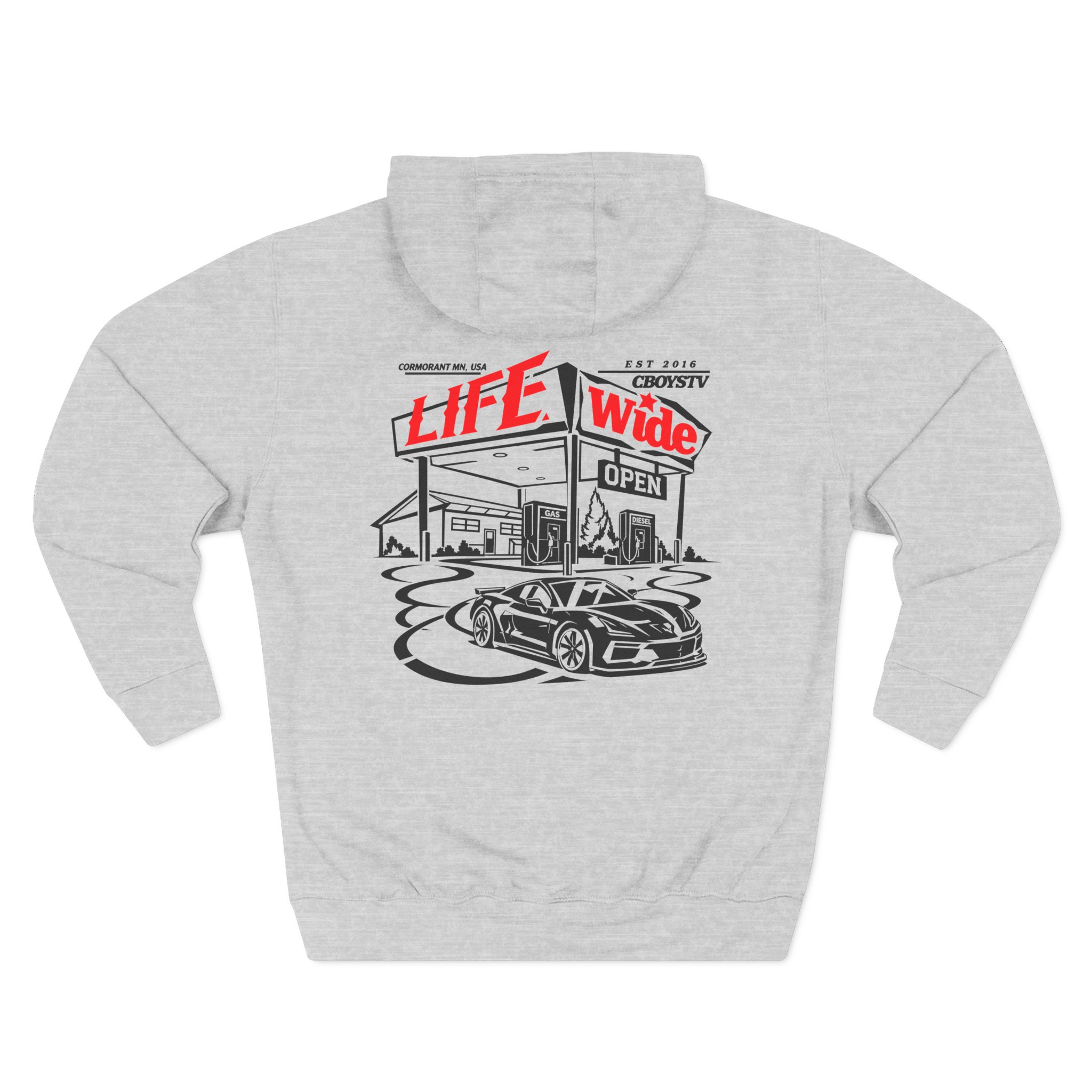 Cboystv C7-Store Three-Panel Fleece Hoodie - Image 4