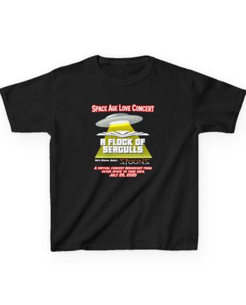 A Flock of Seagulls Space Age Love Concert Kids Heavy Cotton™ Tee