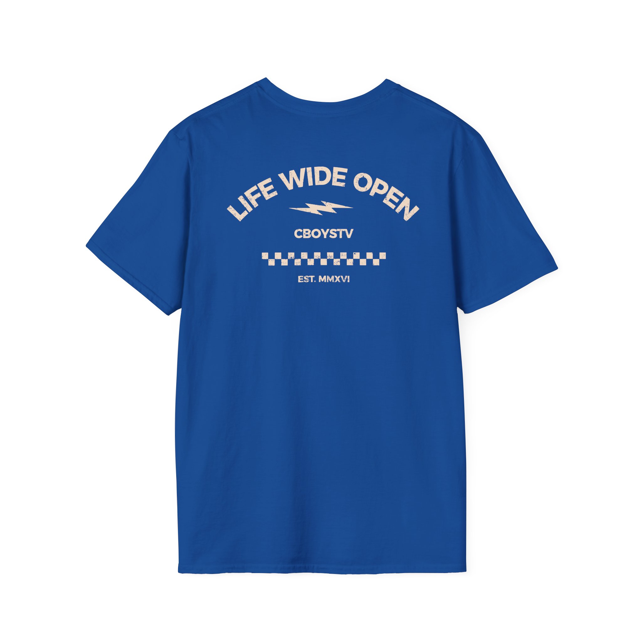 Cboystv Checkered Tournament Unisex Softstyle T-Shirt - Image 14
