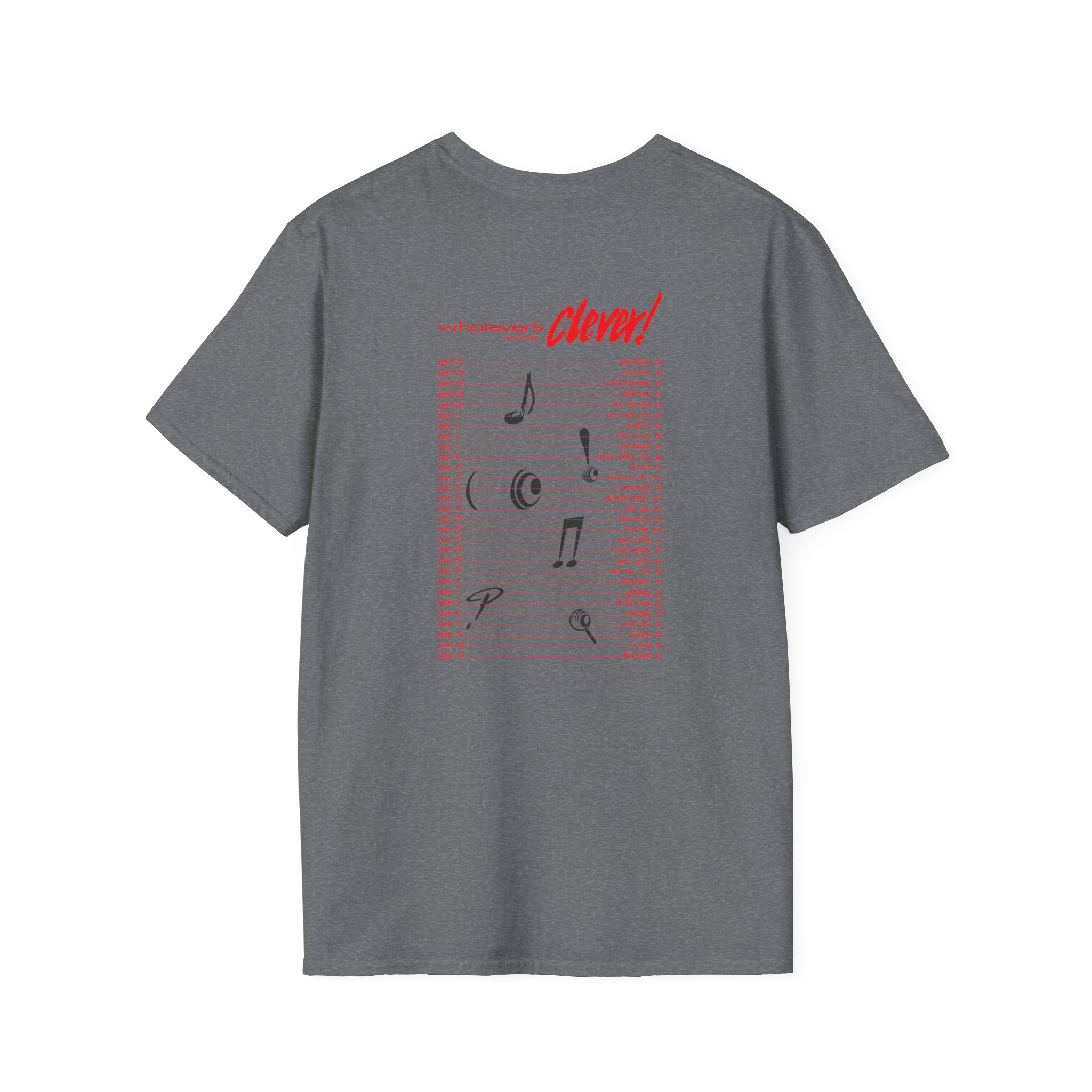 Charlie Puth Whatever's Clever! 2026 Unisex Softstyle T-Shirt - Image 12