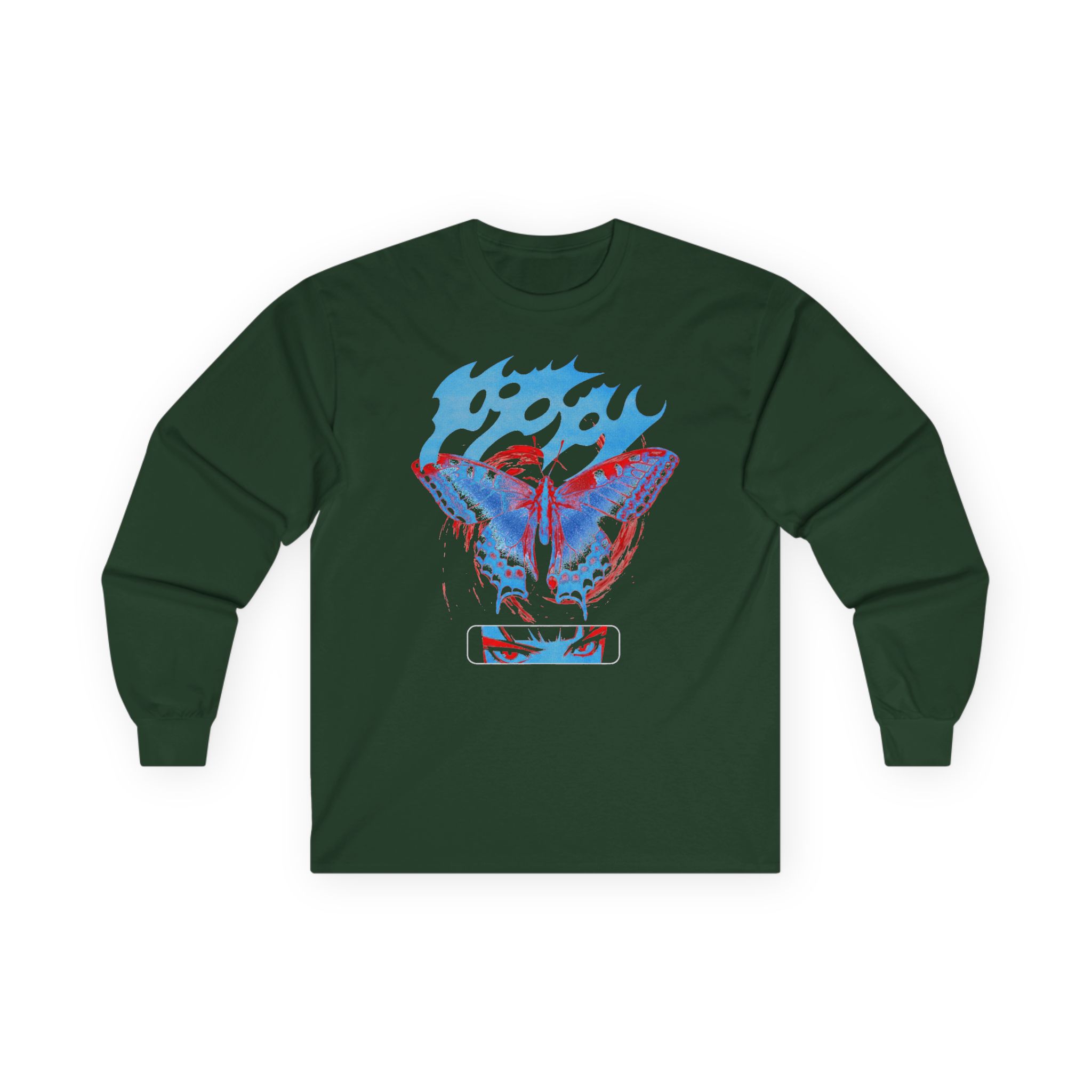 Poppy V.A.N Butterfly Unisex Ultra Cotton Long Sleeve Tee - Image 5