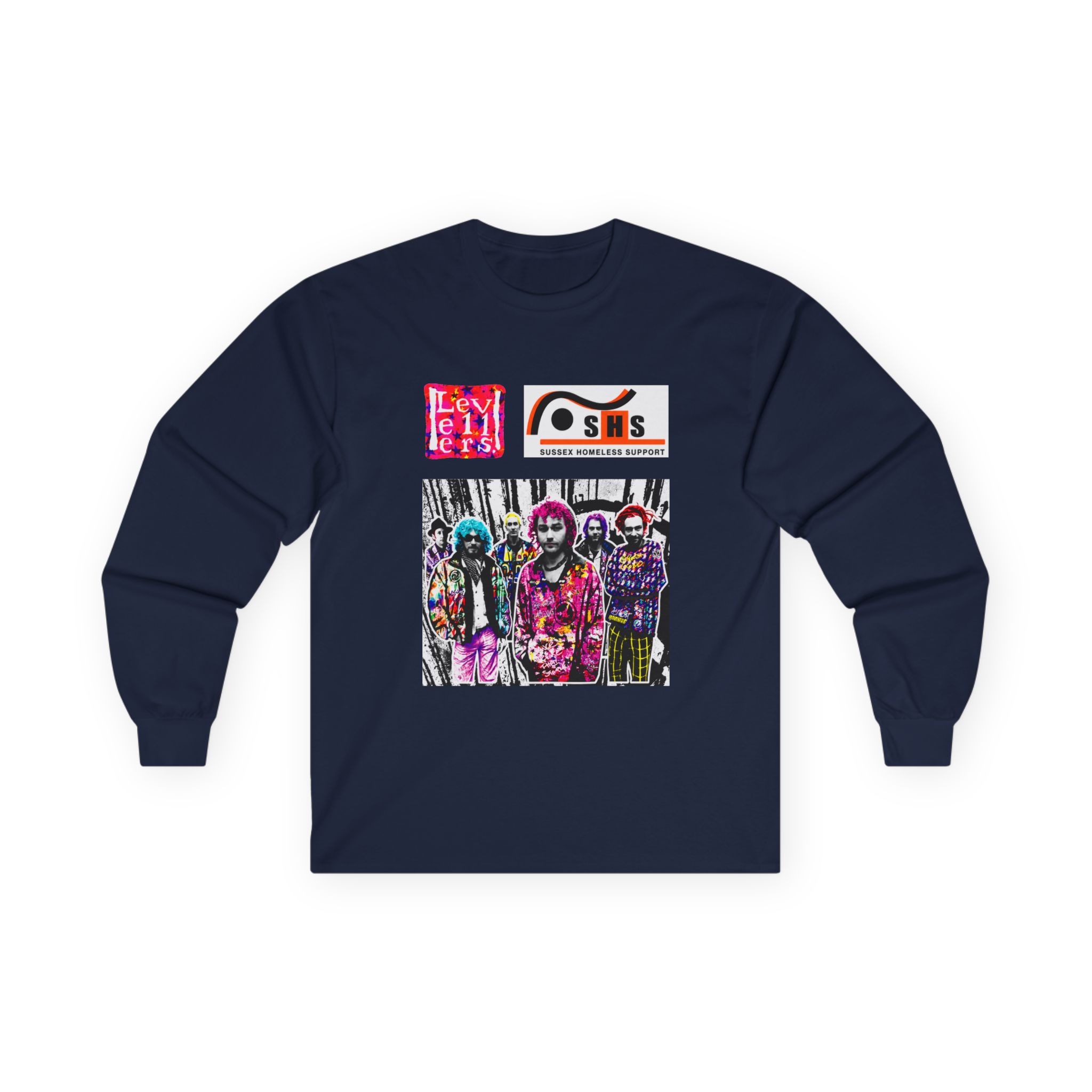 Levellers Postman Print Unisex Ultra Cotton Long Sleeve Tee - Image 9