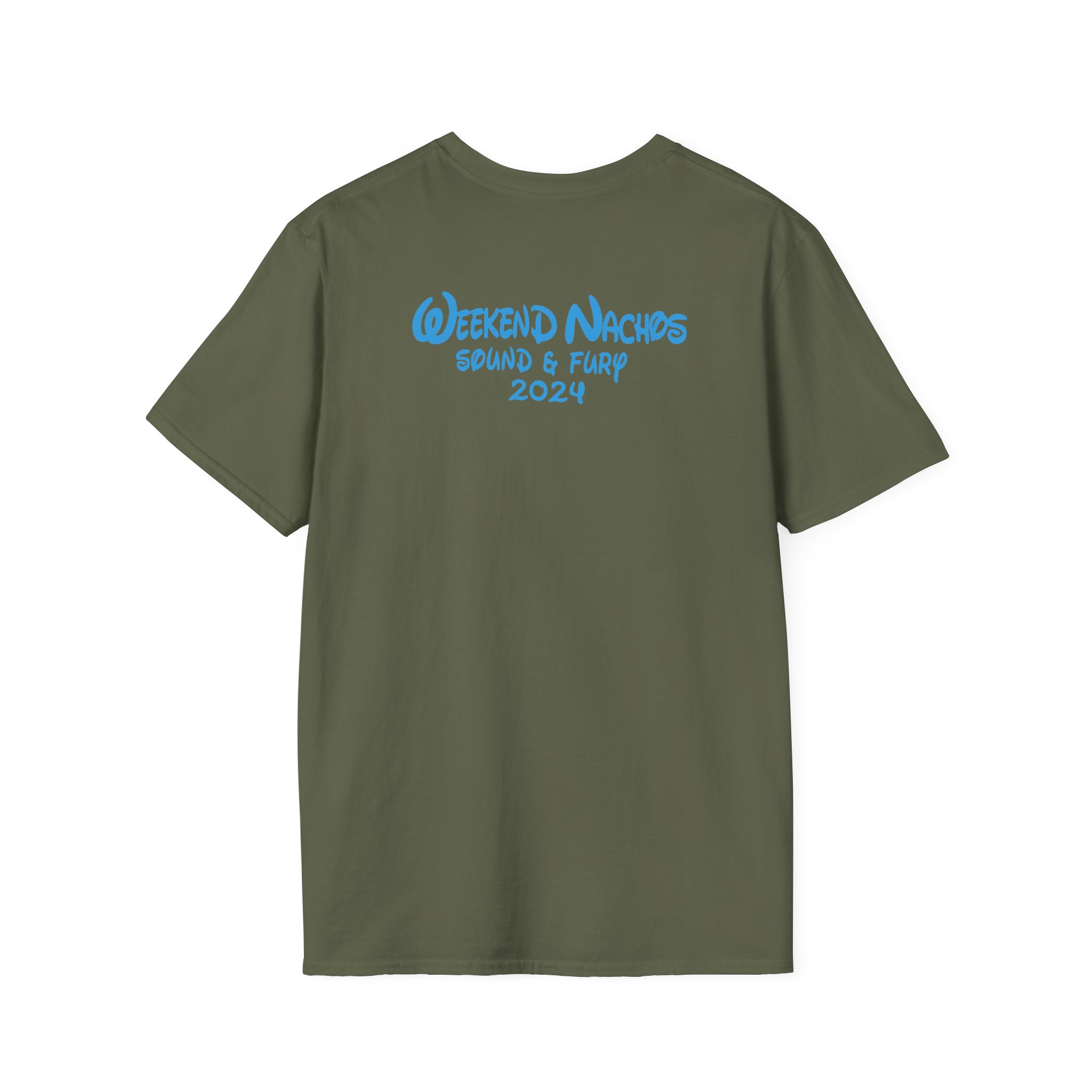 Weekend Nachos Sound and Fury Unisex Softstyle T-Shirt - Image 8