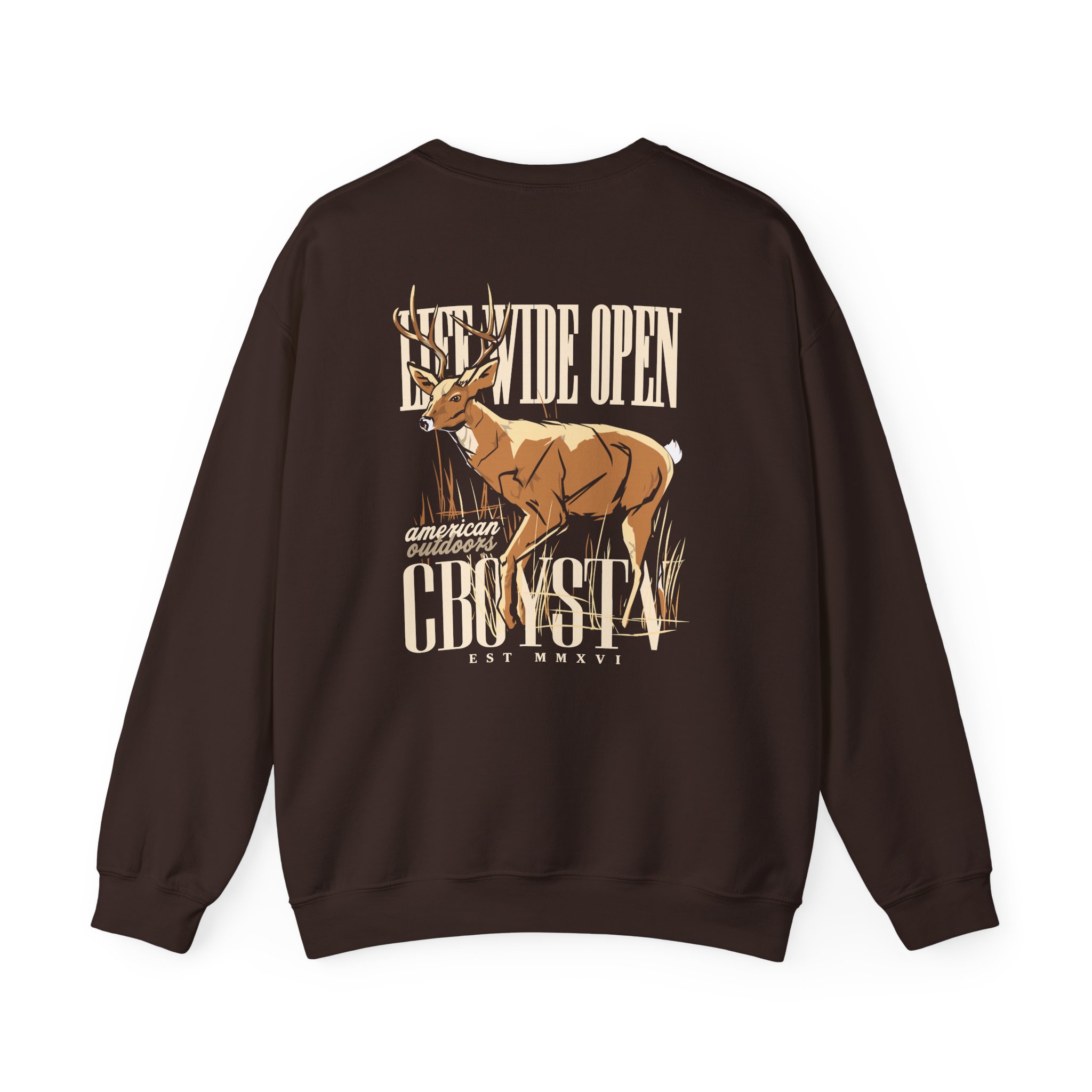 Cboystv Whitetail Unisex Heavy Blend™ Crewneck Sweatshirt - Image 4