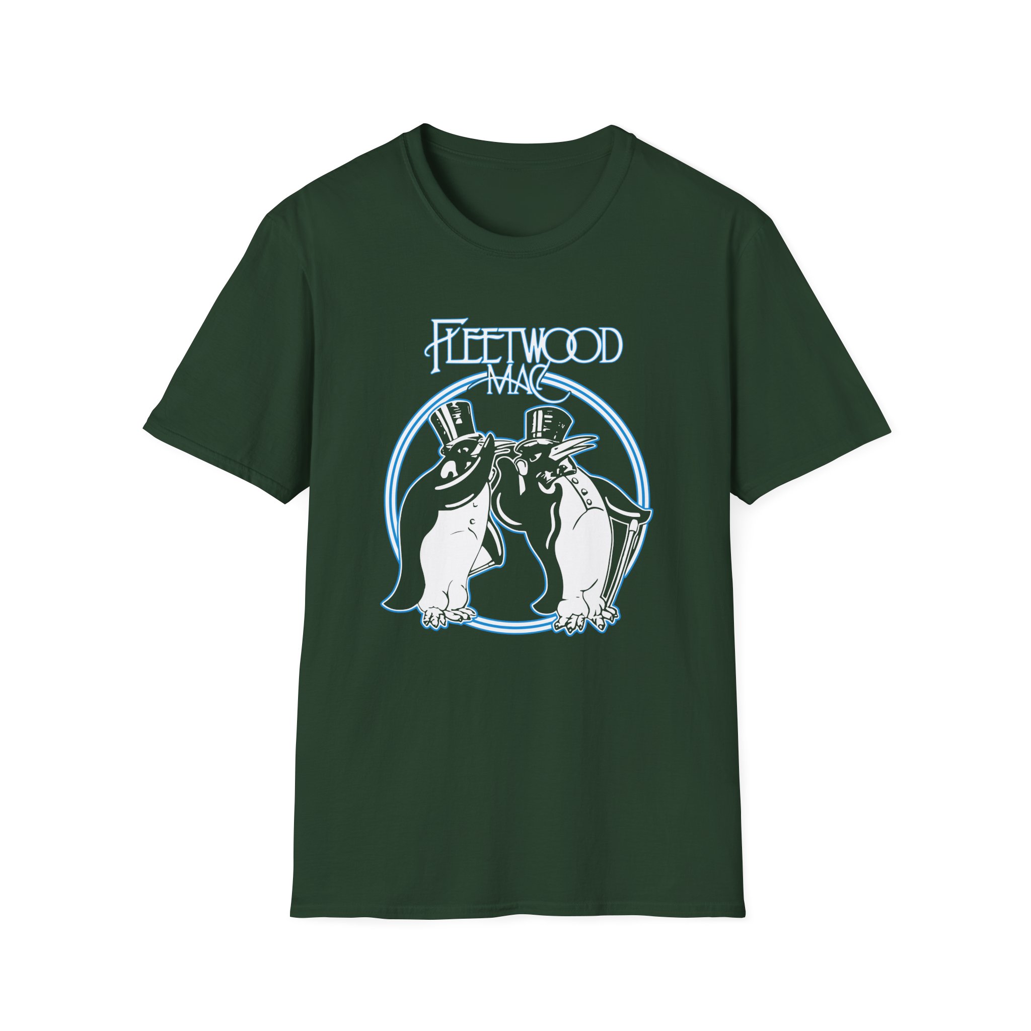 Fleetwood Mac Penguin Unisex Softstyle T-Shirt - Image 5