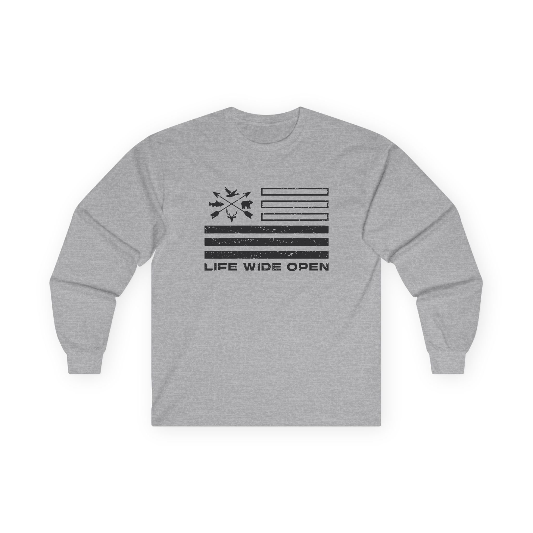 Cboystv Freedom Outdoors Unisex Ultra Cotton Long Sleeve Tee - Image 5