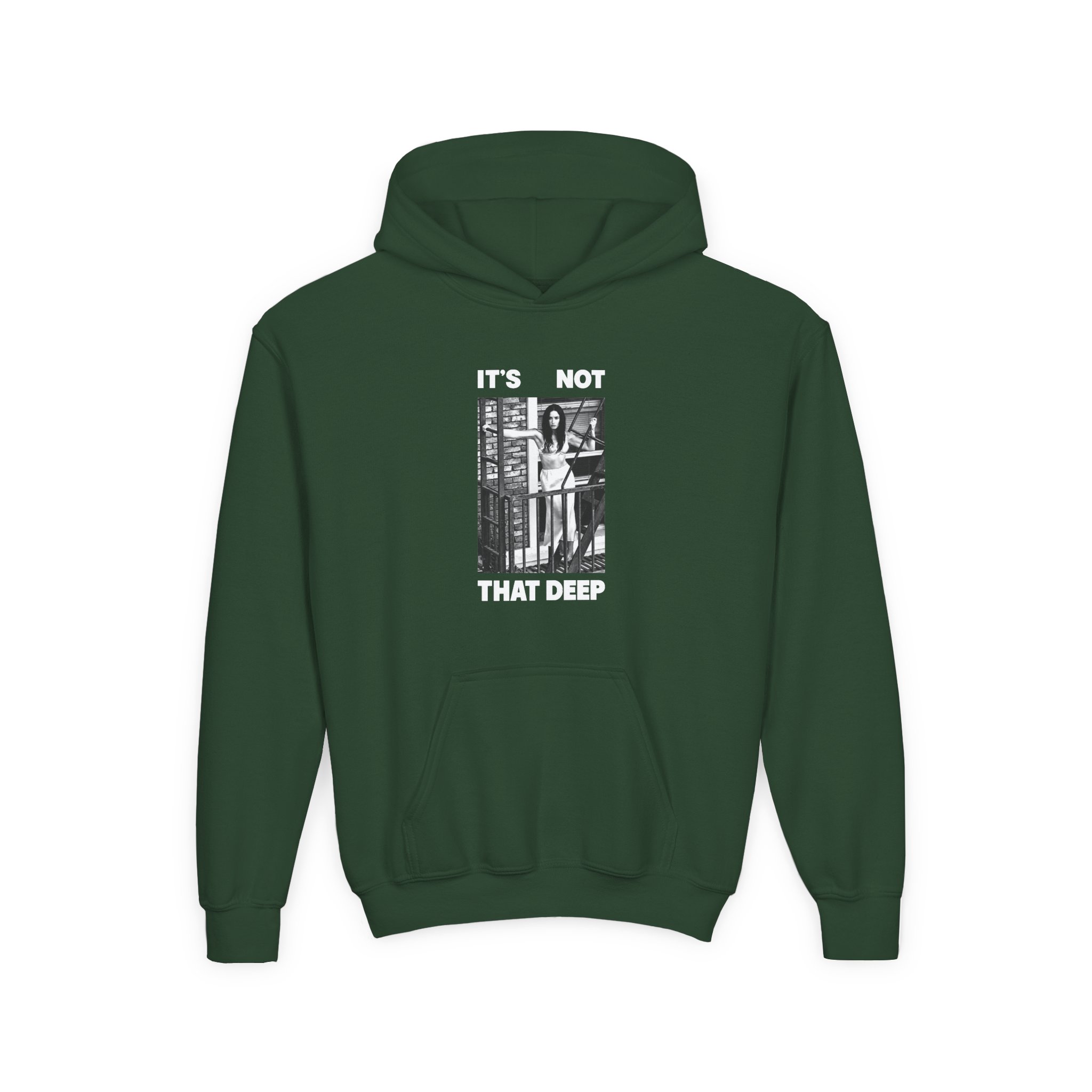 D L It’s Not That Deep Tour Youth Heavy Blend Hooded Sweatshirt - Image 5