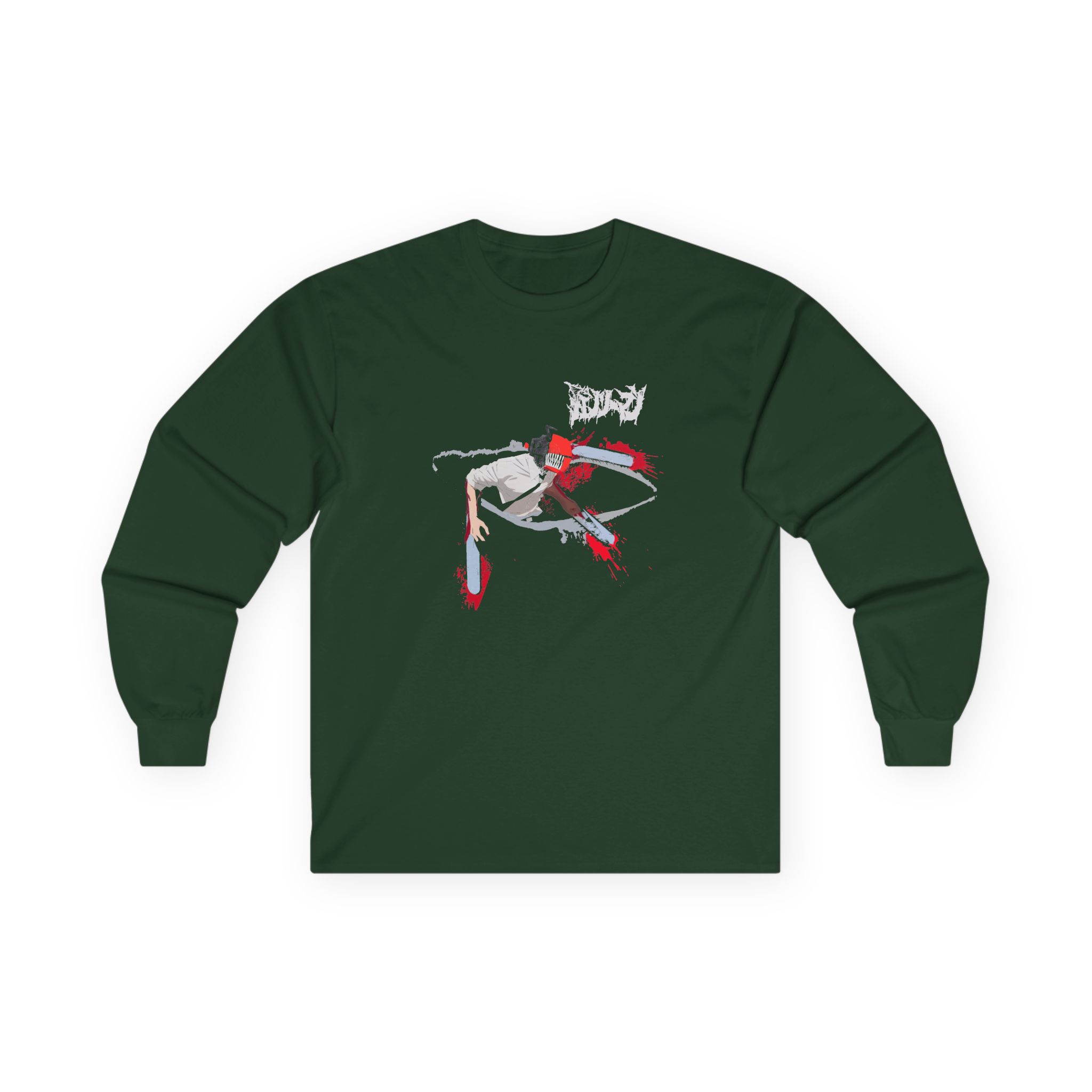 Chainsaw Man Denji Chainsaw Devil Unisex Ultra Cotton Long Sleeve Tee - Image 5