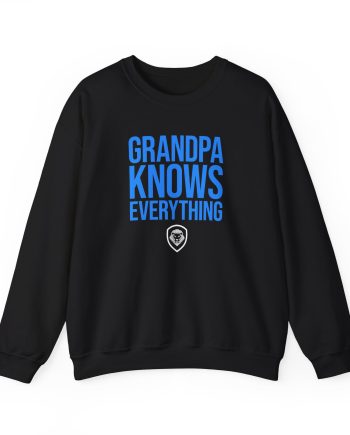Valuetainment Grandpa Knows Everything Unisex Heavy Blend™ Crewneck Sweatshirt