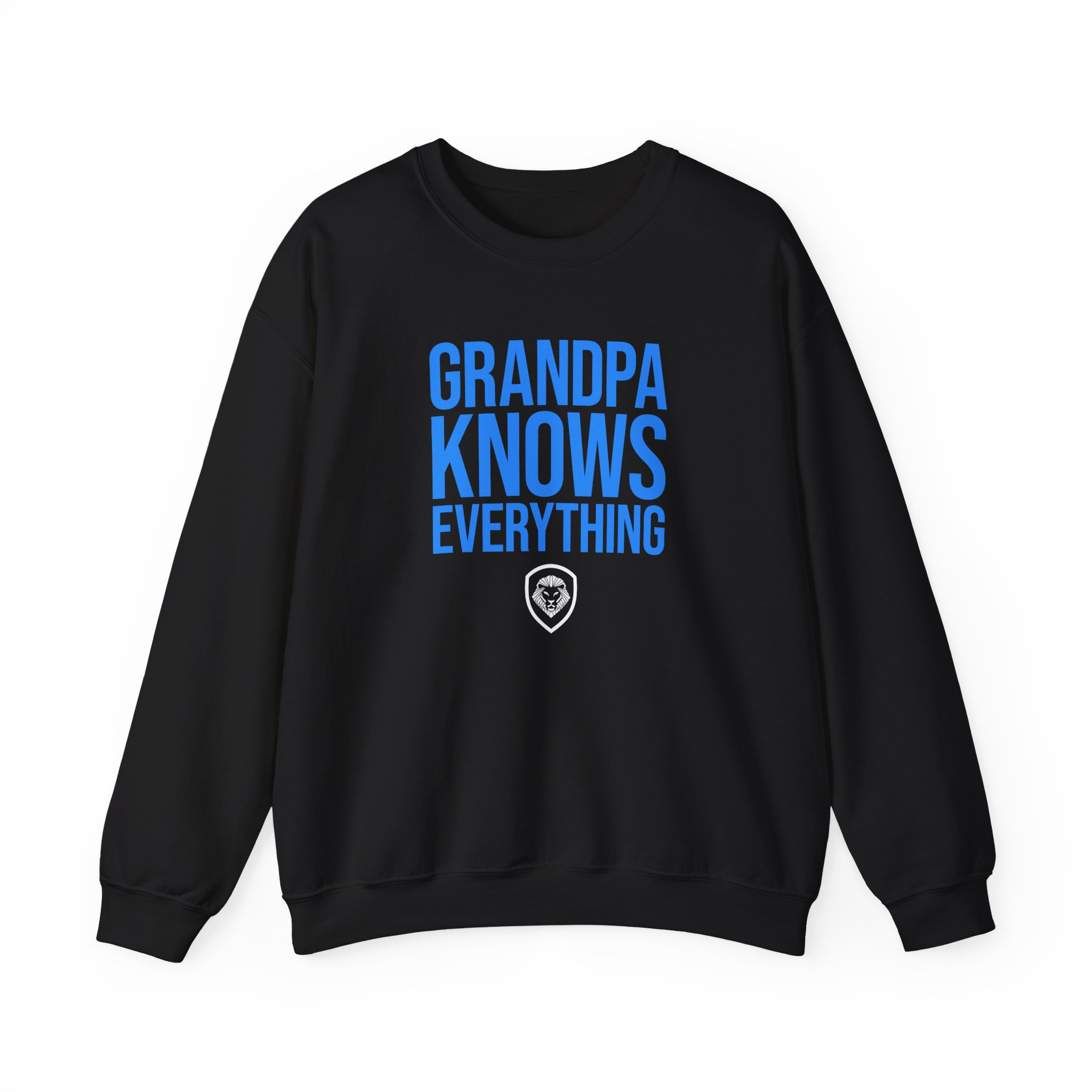 Valuetainment Grandpa Knows Everything Unisex Heavy Blend™ Crewneck Sweatshirt