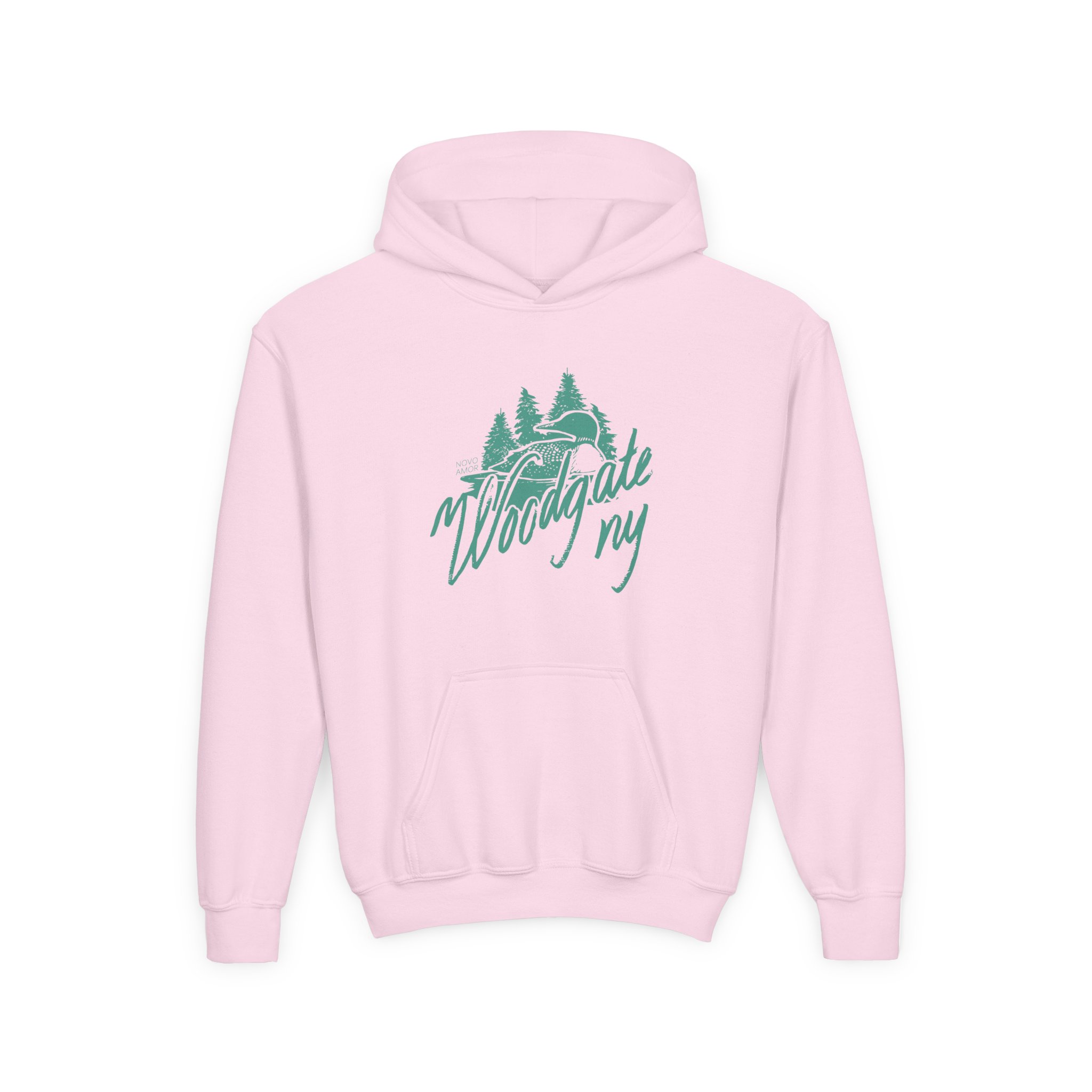 Novo Amor Woodgate Ny Youth Heavy Blend Hooded Sweatshirt - Image 3