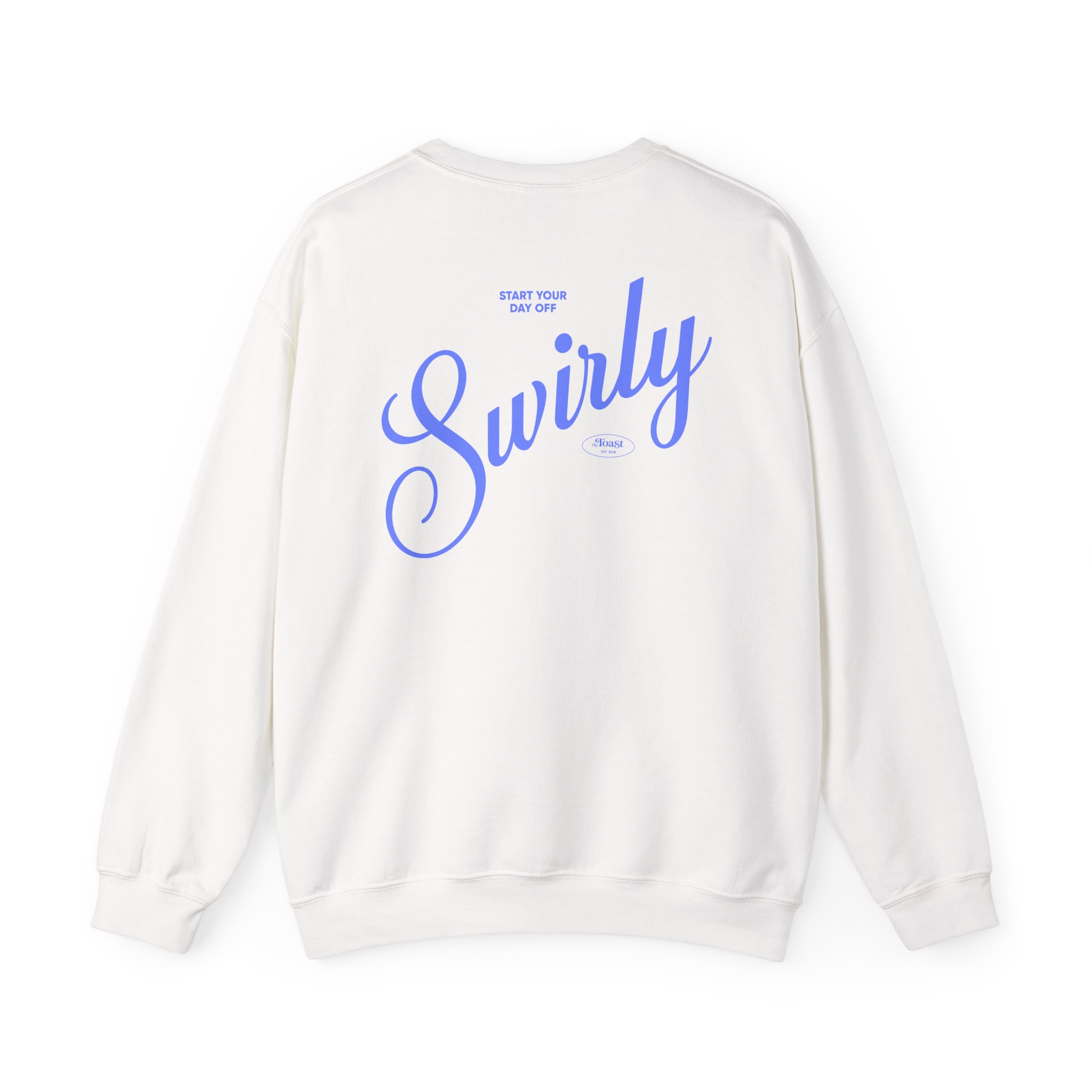 The Toast Swirly Unisex Heavy Blend™ Crewneck Sweatshirt - Image 2