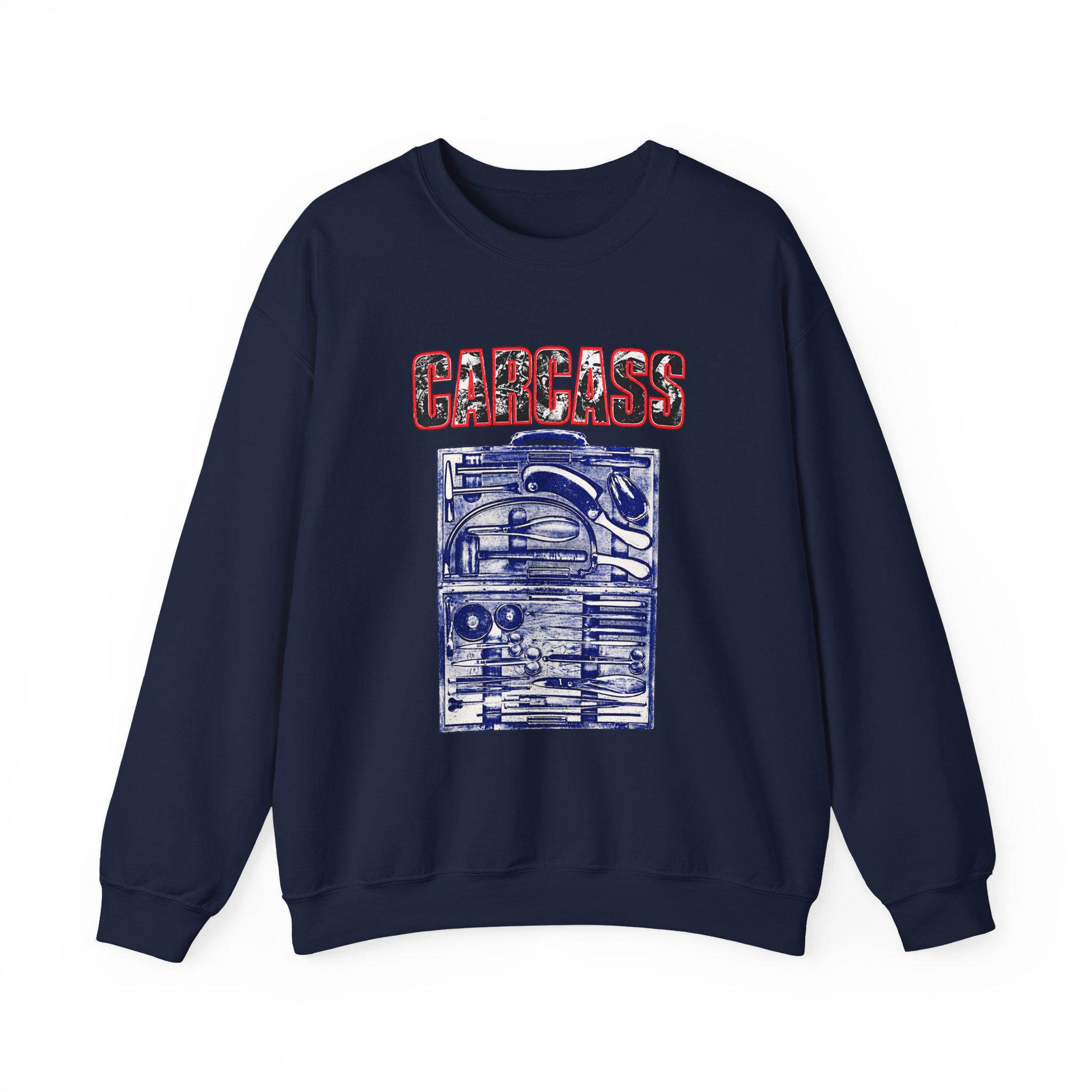 Carcass Certificate of Death Unisex Heavy Blend™ Crewneck Sweatshirt - Image 7