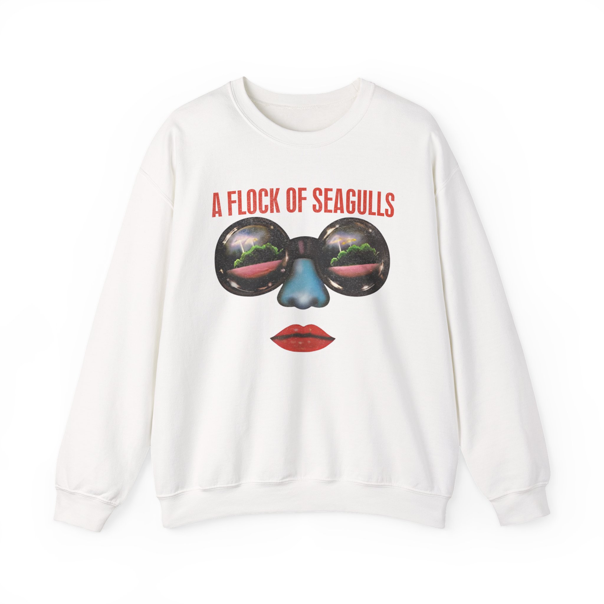 A Flock of Seagulls Us 1982 Tour Unisex Heavy Blend™ Crewneck Sweatshirt