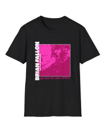 Brian Fallon Not Bad Pink Graphic Unisex Softstyle T-shirt
