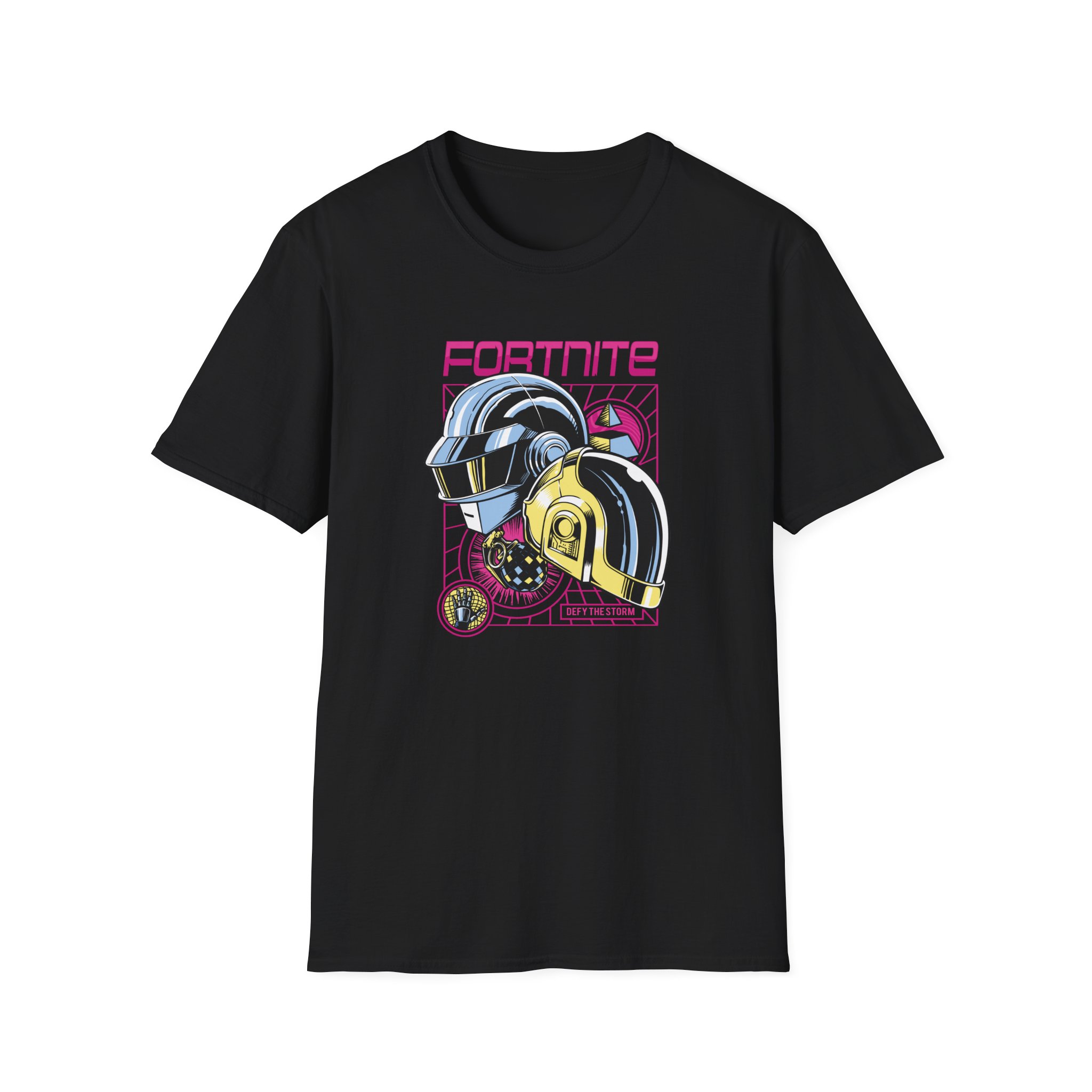 Daft Punk Fortnite X Daft Punk Unisex Softstyle T-Shirt - Image 5