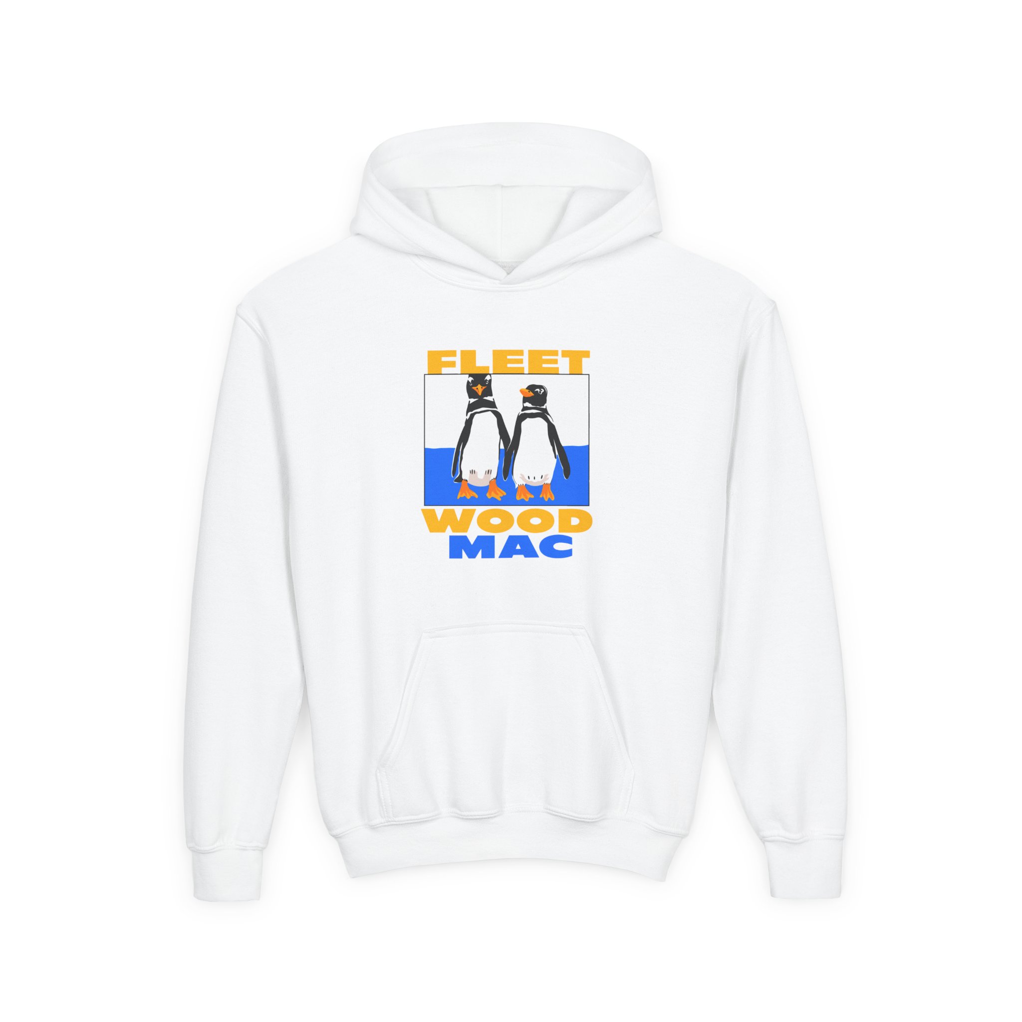 Fleetwood Mac Duo Penguin Youth Heavy Blend Hooded Sweatshirt