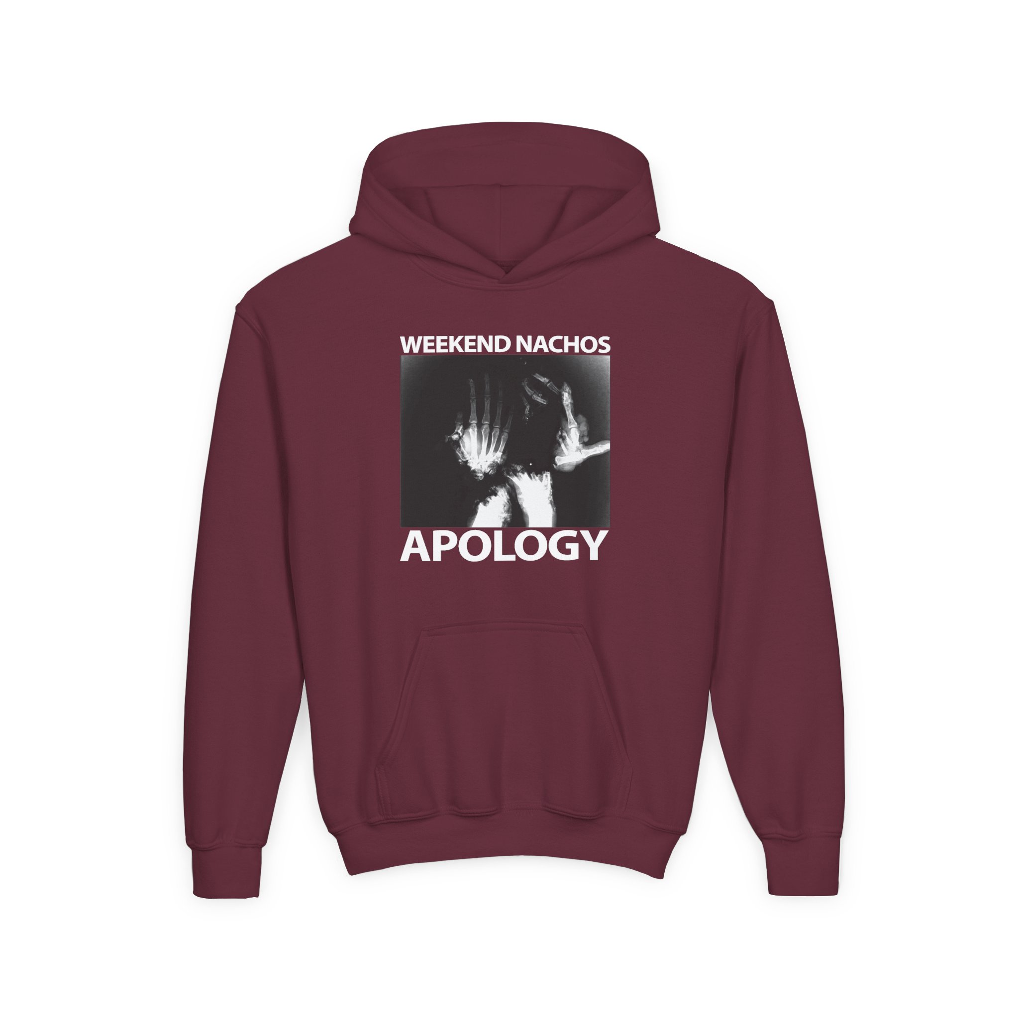 Youth Weekend Nachos Apology Heavy Blend Hooded Sweatshirt - Image 3
