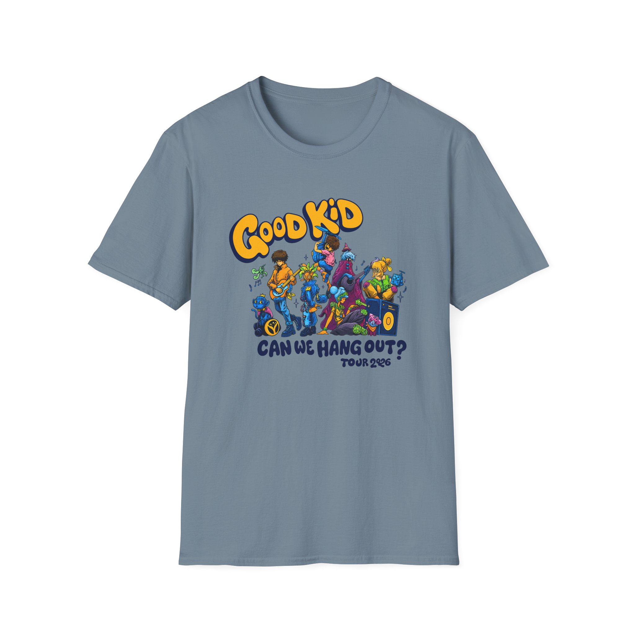 Good Kid Can We Hang Out Unisex Softstyle T-Shirt - Image 25