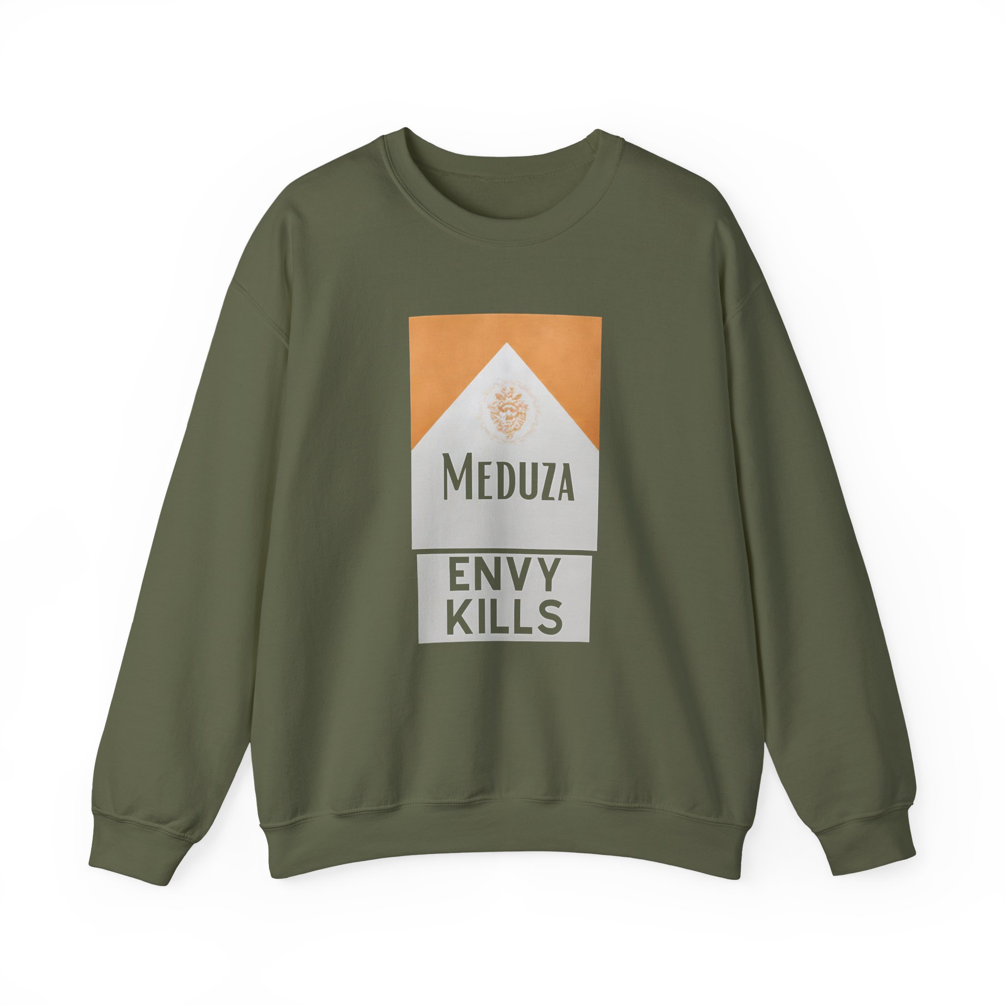 Meduza Envy Boxy Tie-dyed Unisex Heavy Blend™ Crewneck Sweatshirt - Image 7