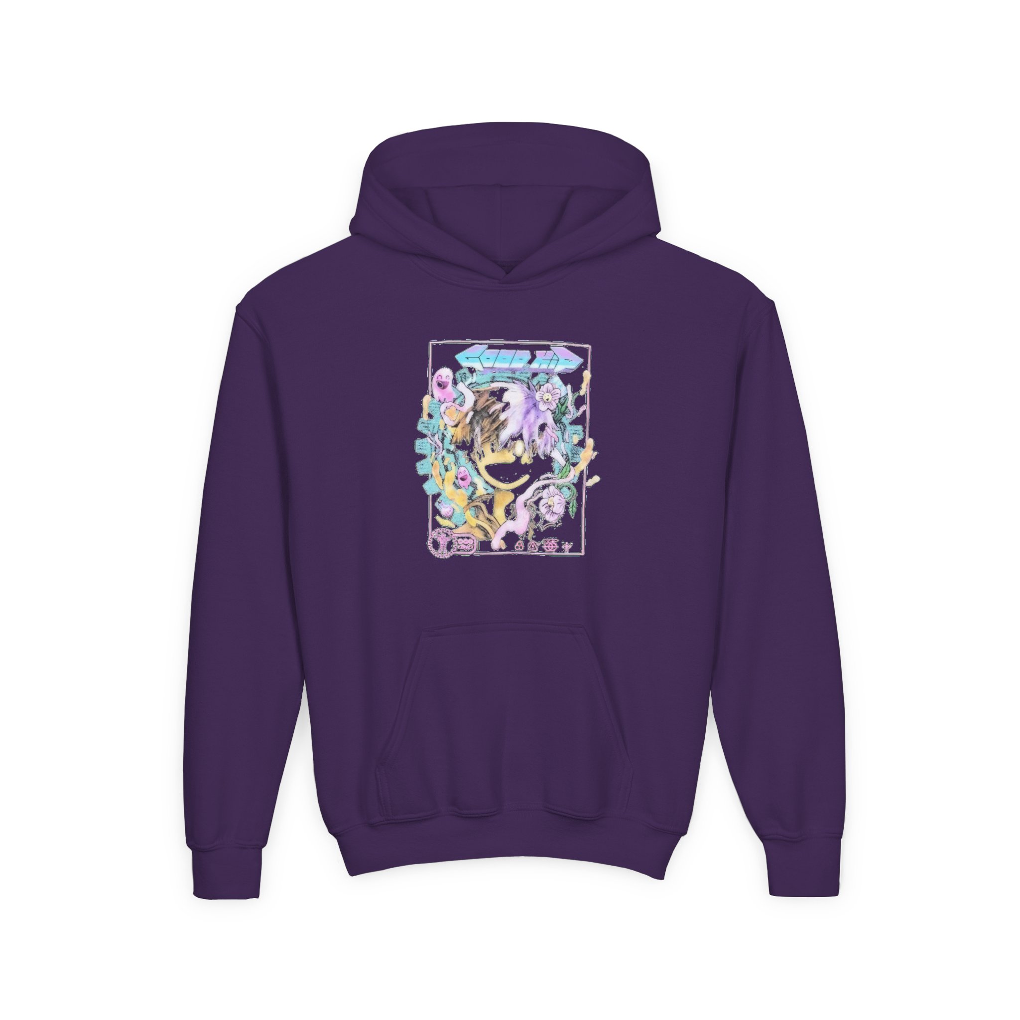 Good Kid Ep 4 Youth Heavy Blend Hooded Sweatshirt - Image 5