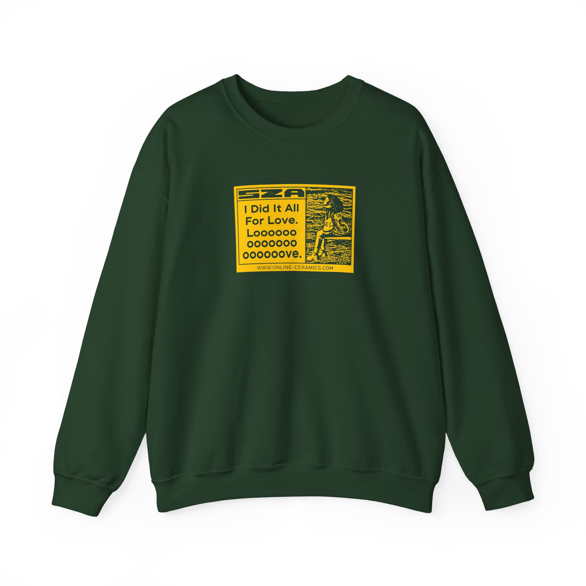 Sza Sos I Did It All for Love North America Unisex Heavy Blend™ Crewneck Sweatshirt - Image 7