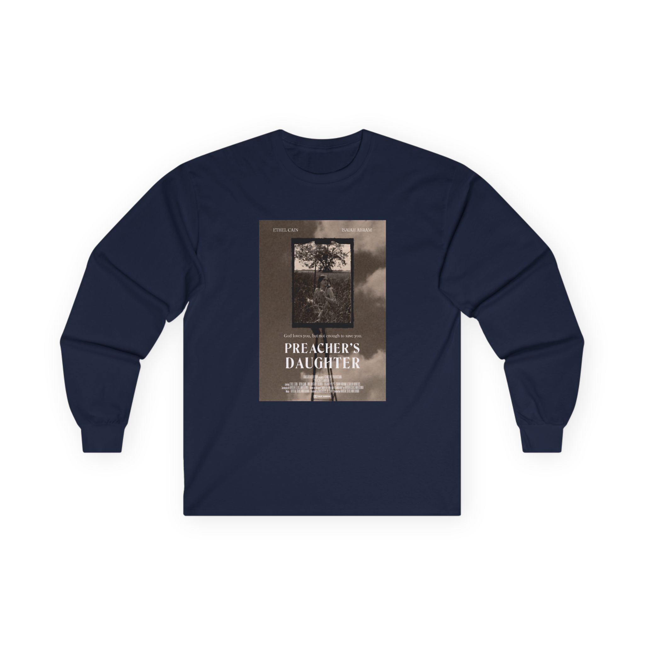 Ethel Cain Preacher's Daughter Movie Poster Unisex Ultra Cotton Long Sleeve Tee - Image 9