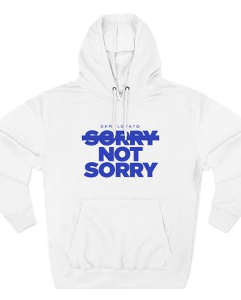 D L Sorry Not Sorry Three-panel Fleece Hoodie