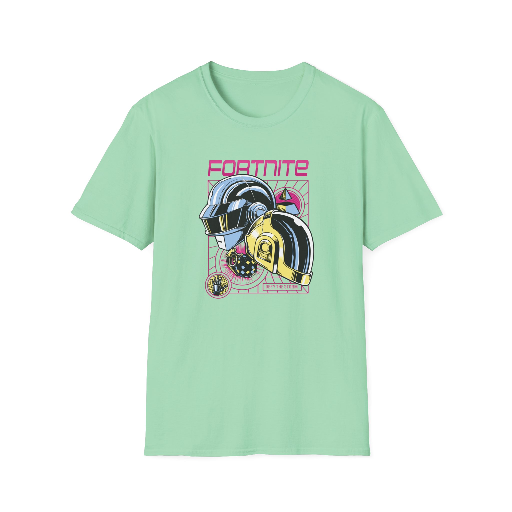 Daft Punk Fortnite X Daft Punk Unisex Softstyle T-Shirt - Image 15