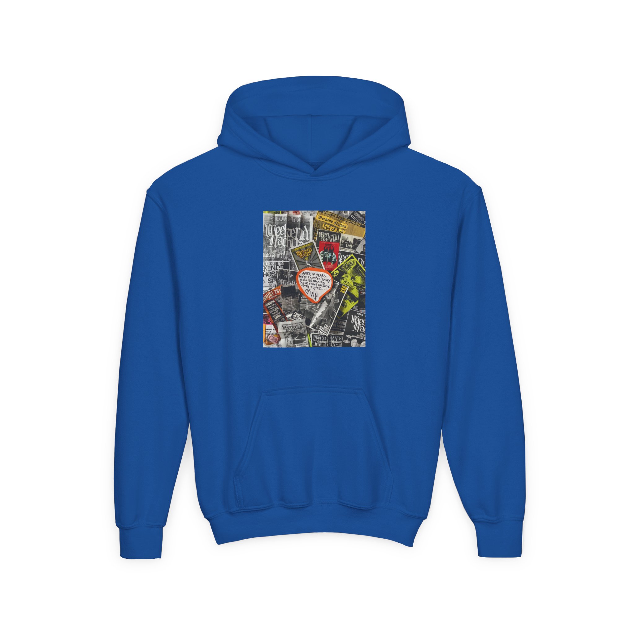 Youth Weekend Nachos Heavy Blend Hooded Sweatshirt - Image 7