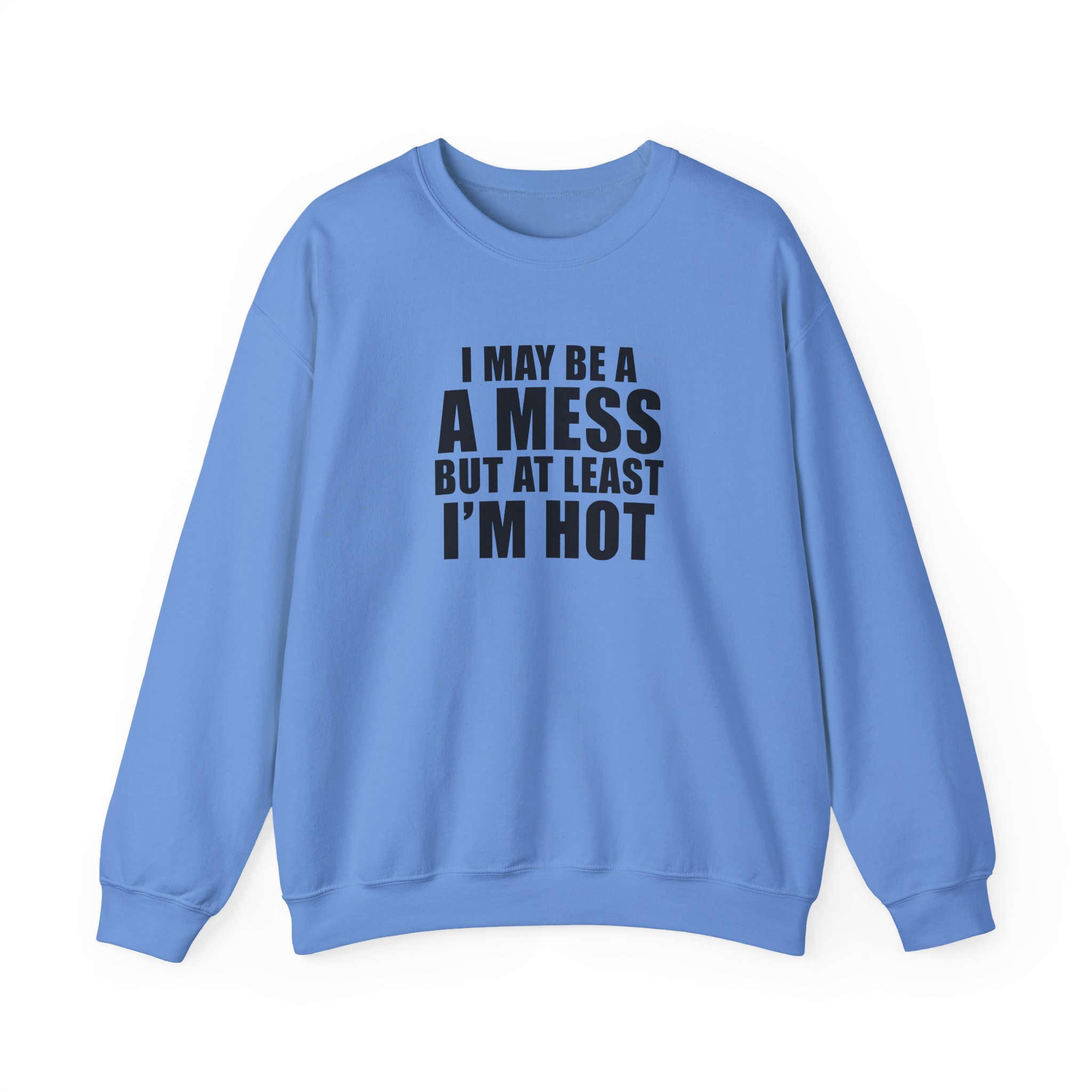 Alix Earle I May Be a a Mess but at Least I’m Hot Unisex Heavy Blend™ Crewneck Sweatshirt - Image 11