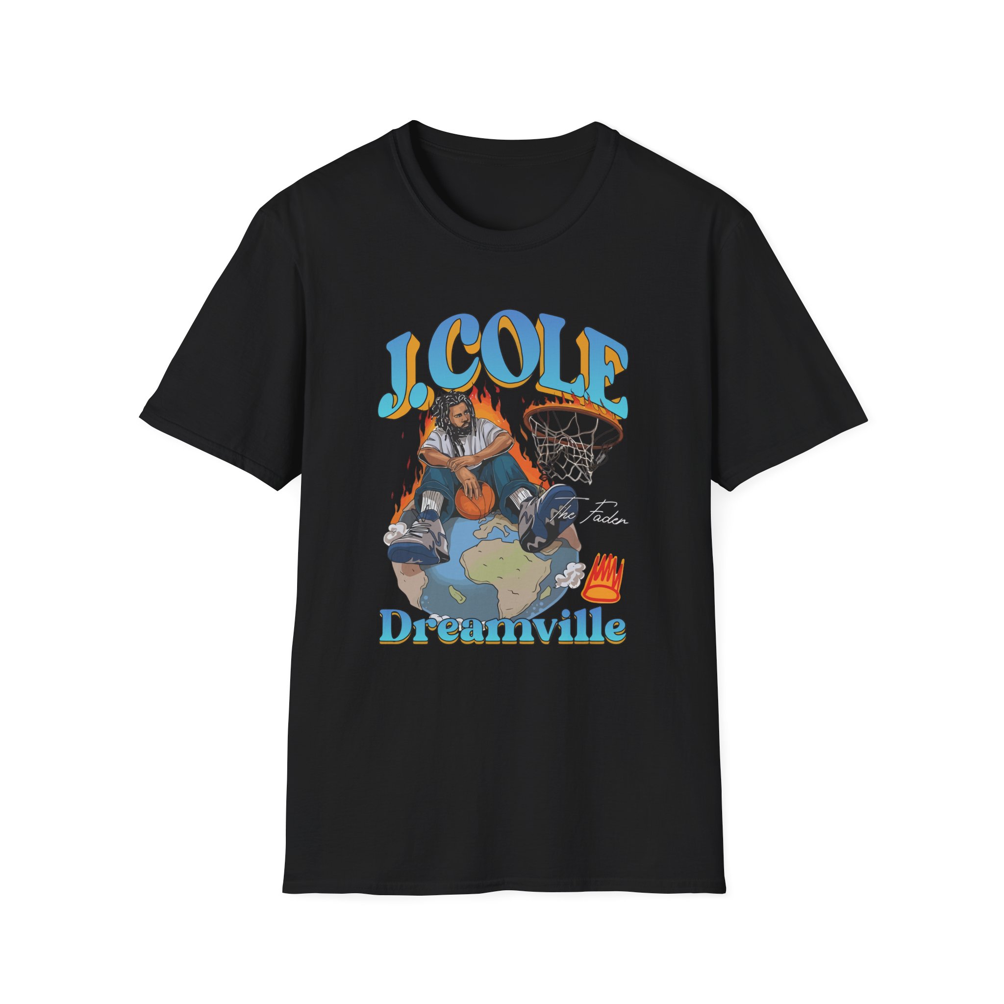 J Cole "Dreamville World" Unisex Softstyle T-shirt