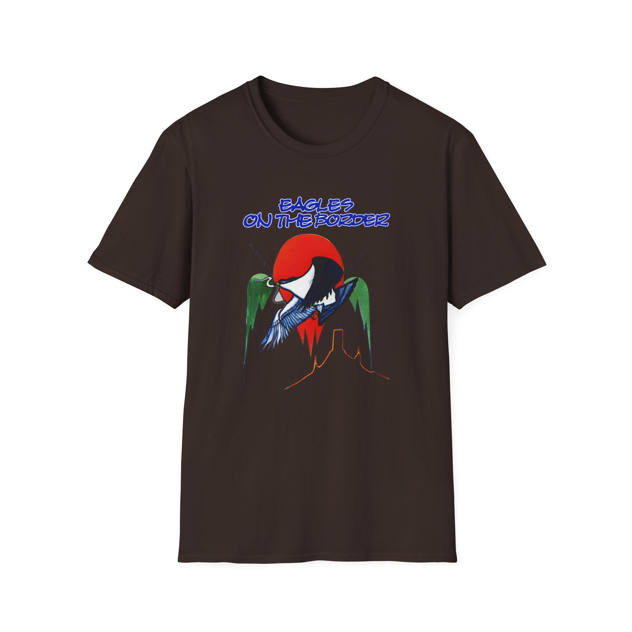 The Eagles on the Border Unisex Softstyle T-Shirt - Image 7