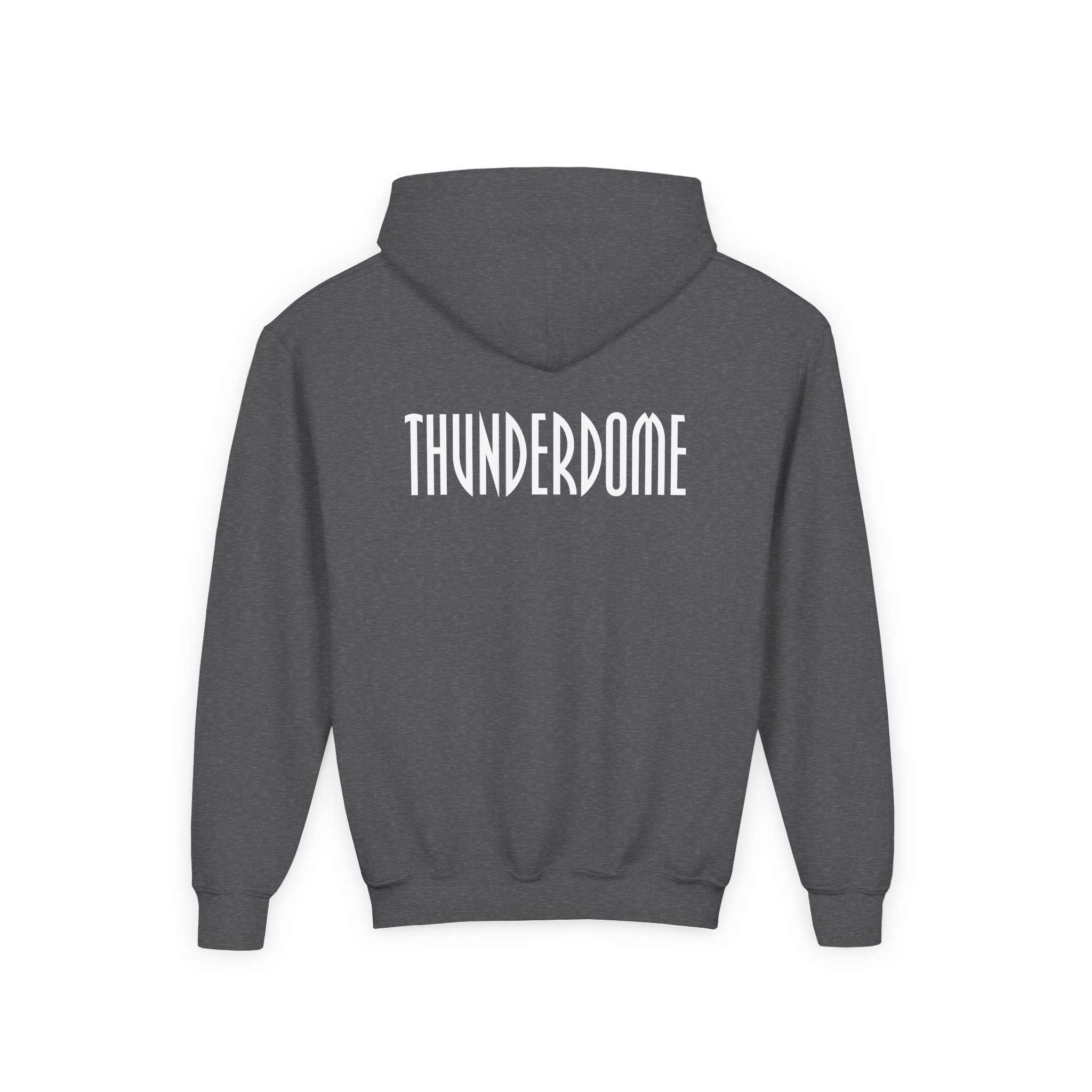 Thunderdome Monochrome Youth Heavy Blend Hooded Sweatshirt - Image 8
