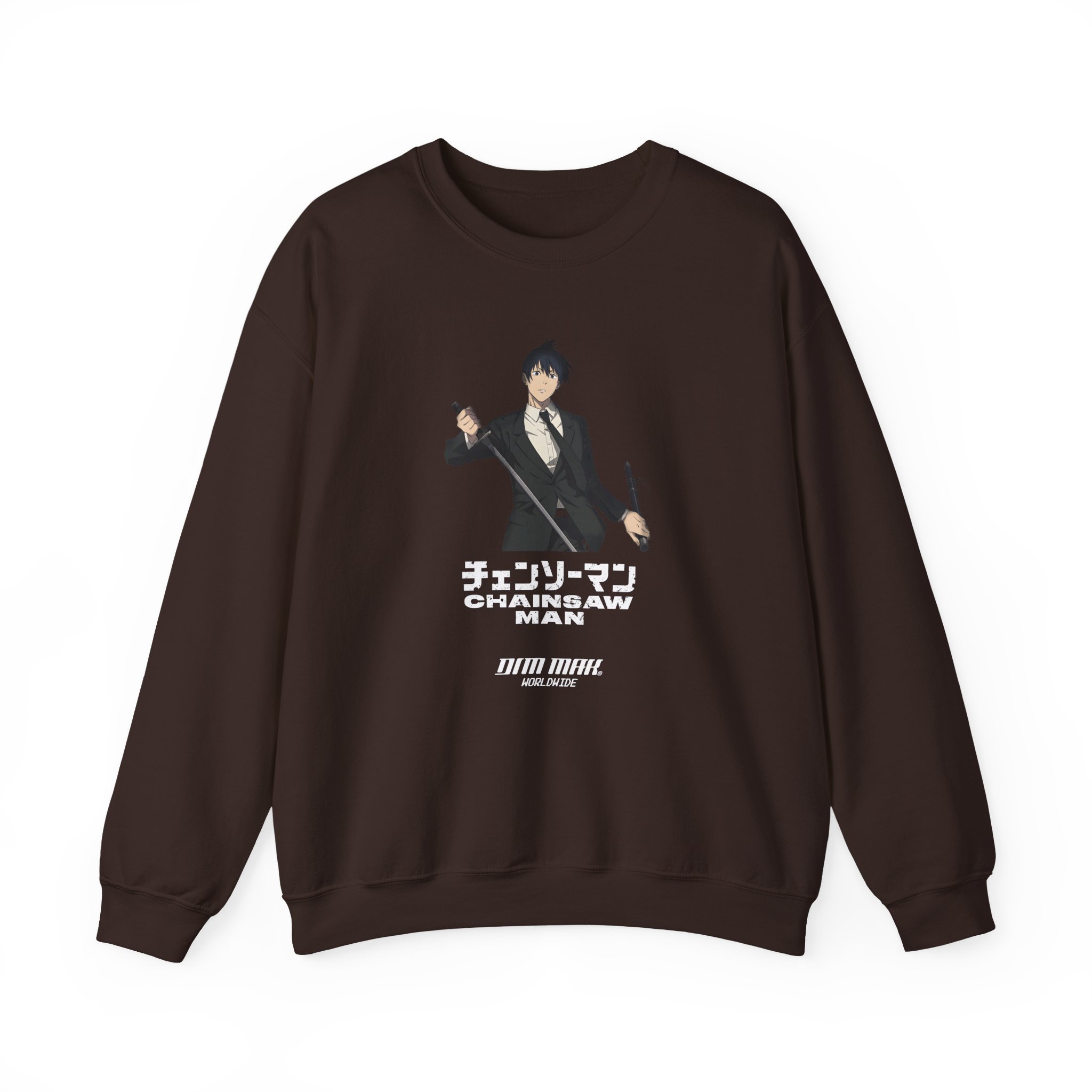Chainsaw Man X Dim Mak Aki Unisex Heavy Blend™ Crewneck Sweatshirt - Image 5