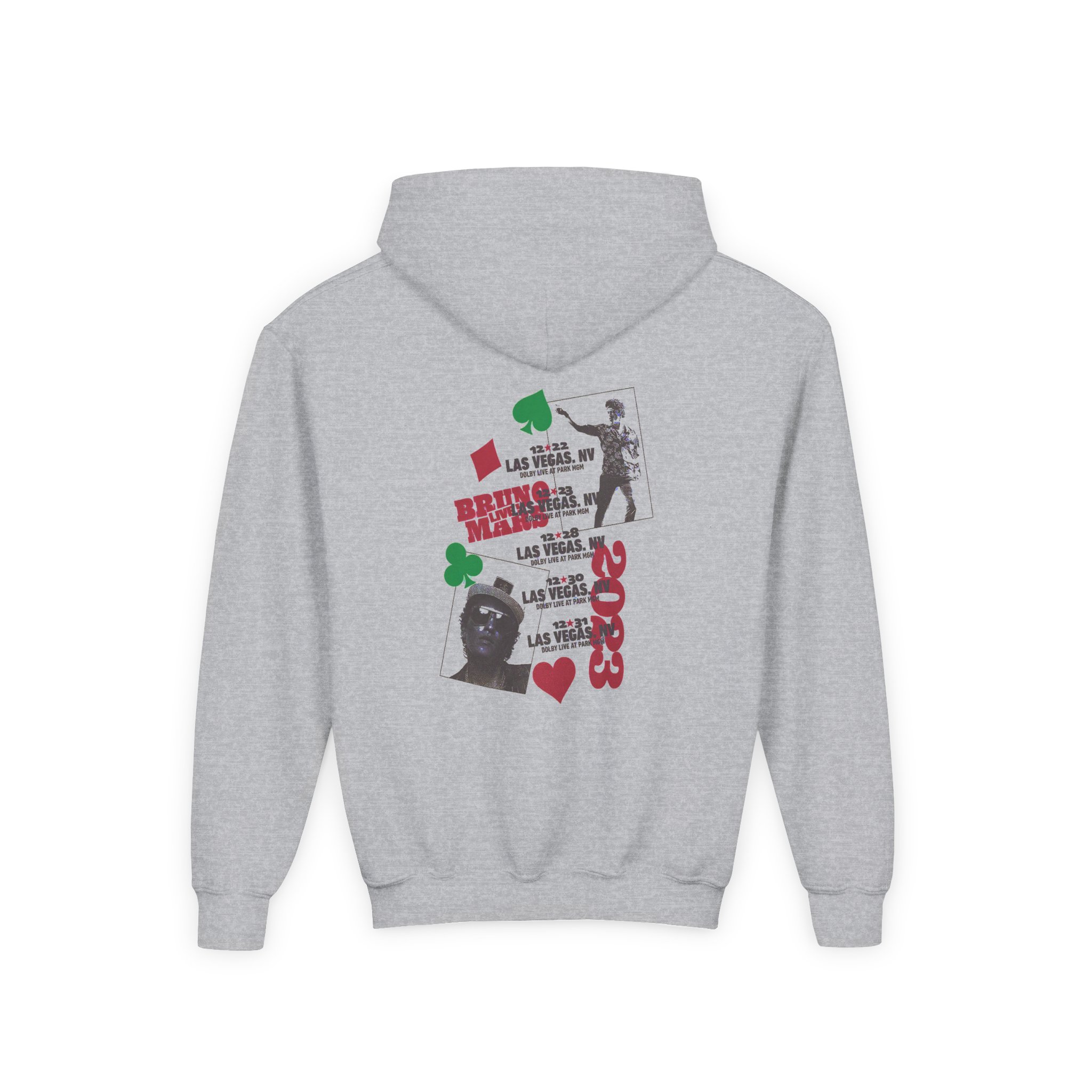 Bruno Mars Live Youth Heavy Blend Hooded Sweatshirt - Image 4